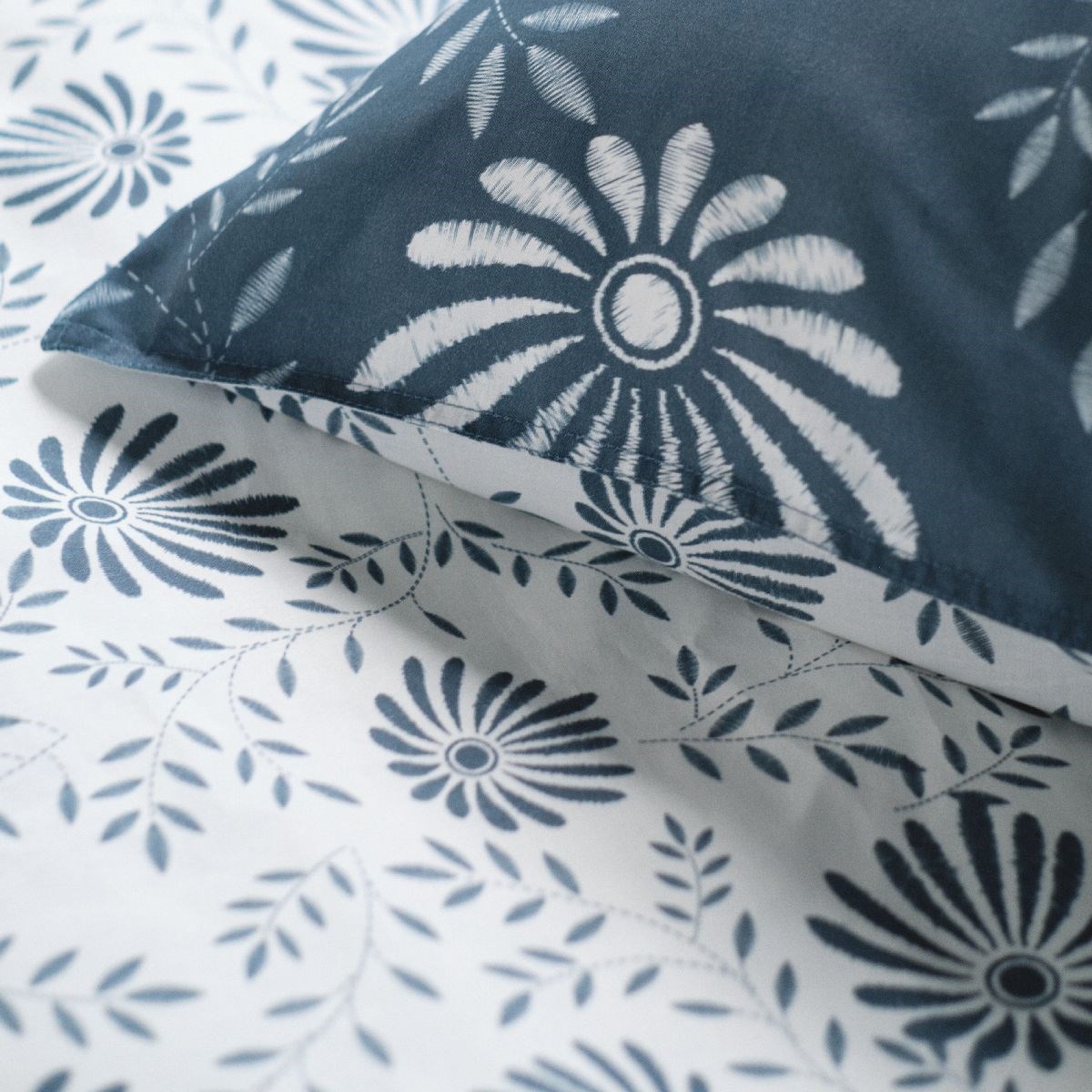 Cotton bedding set TODAY LINGE DE MAISON Blue