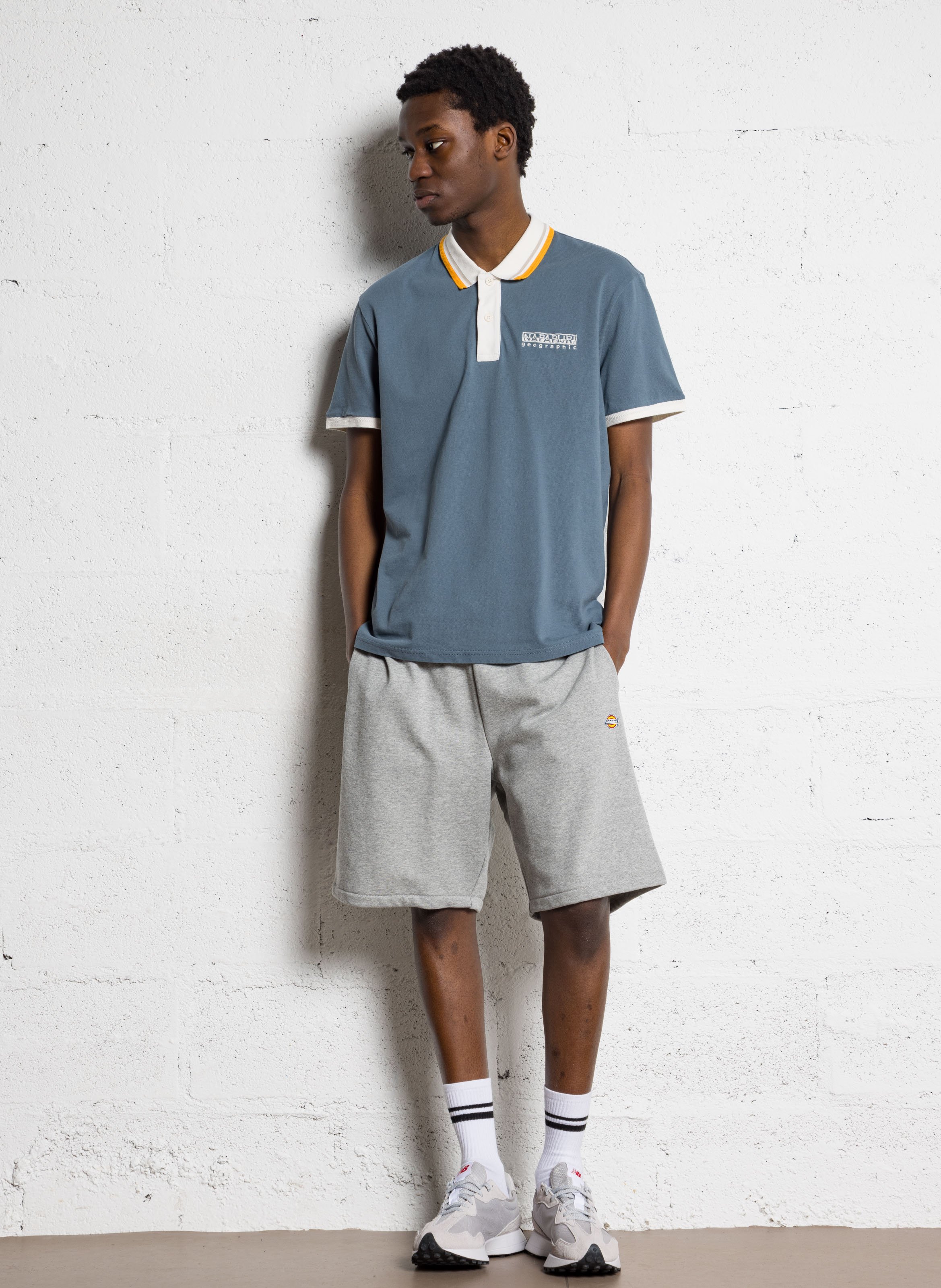 Katoenen, regular fit polo NAPAPIJRI Groen