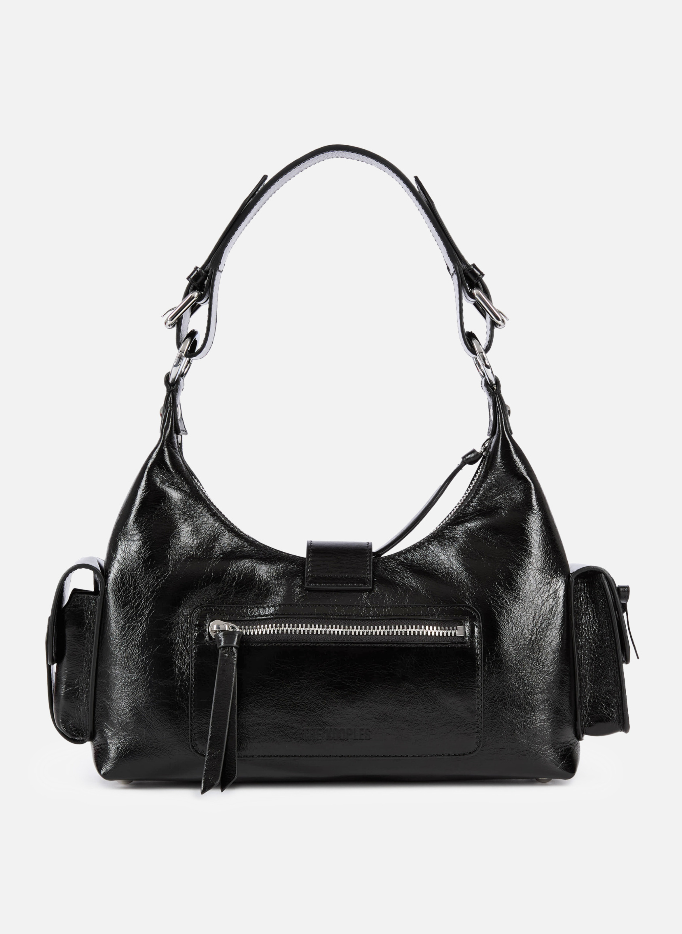 Amelia leather handbag Black