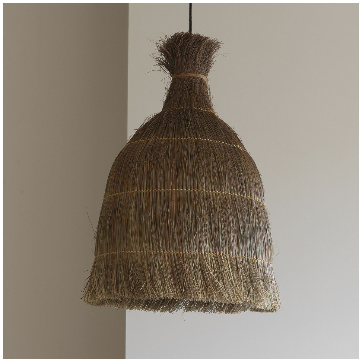 Suspension fibre de canne à sucre BLANC D'IVOIRE Beige