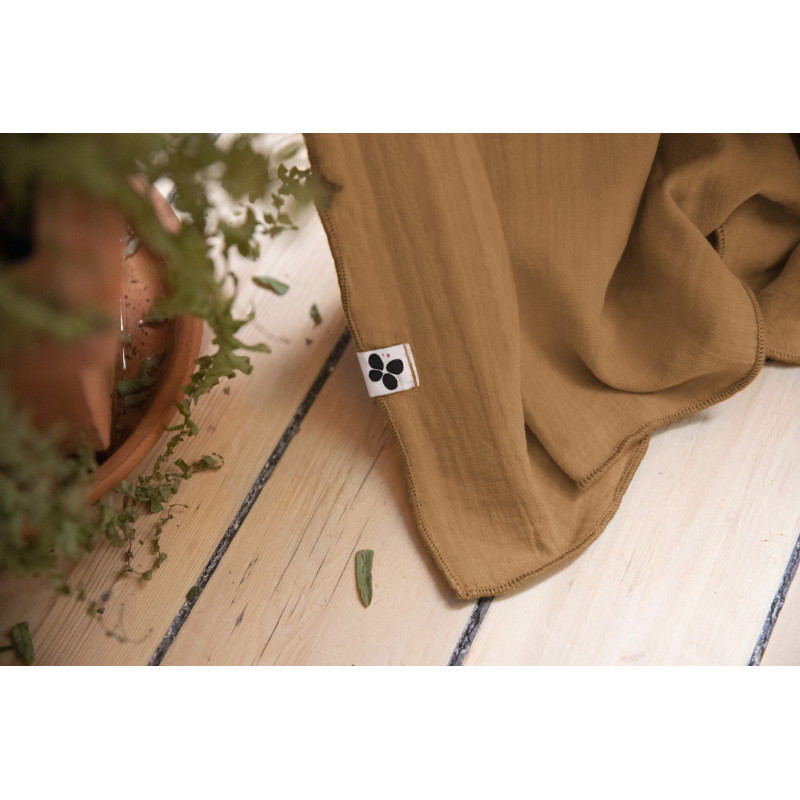 Blackout and Thermal Curtains L'EFFET PAPILLON Brown