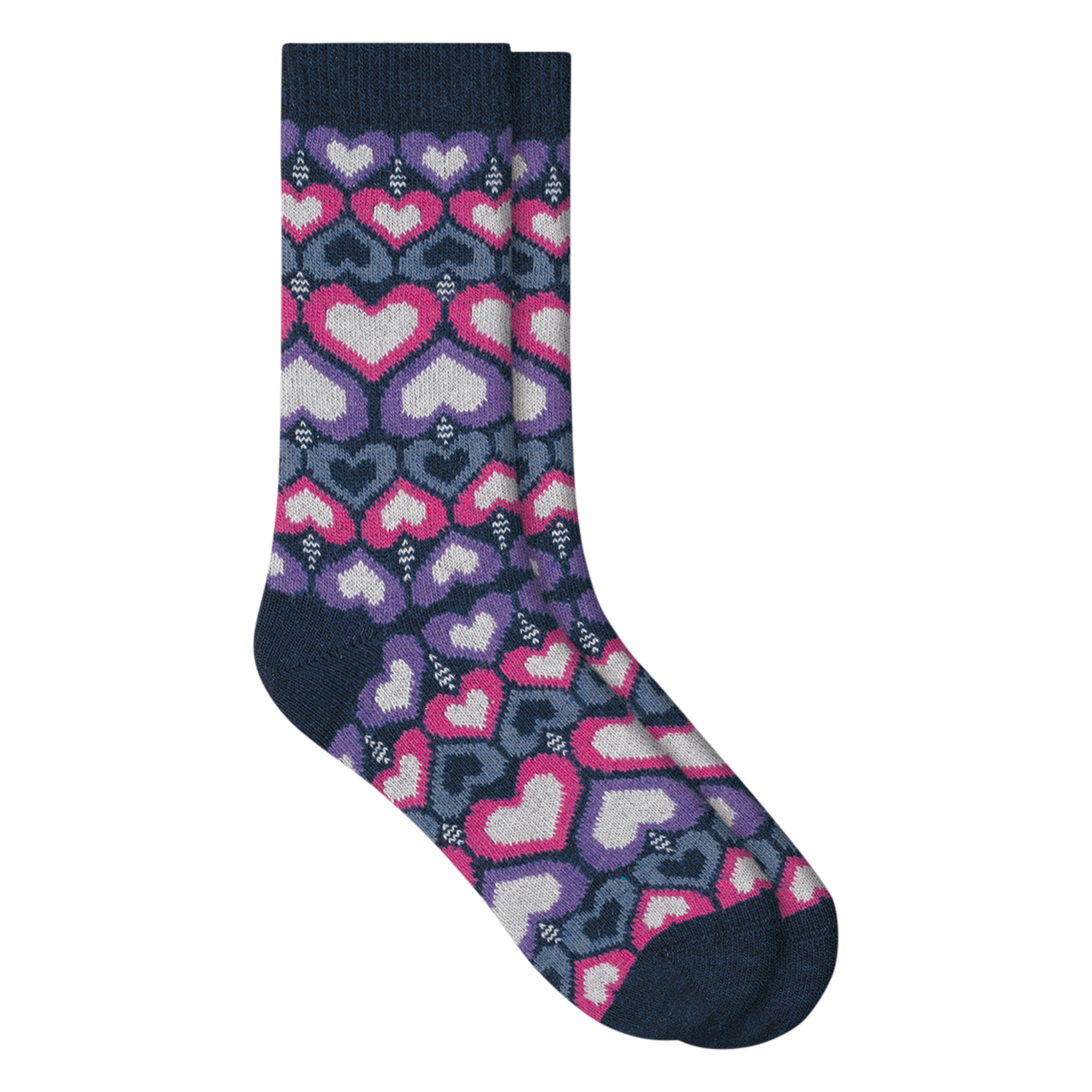 Mid-calf printed socks BLEUFORET Blue
