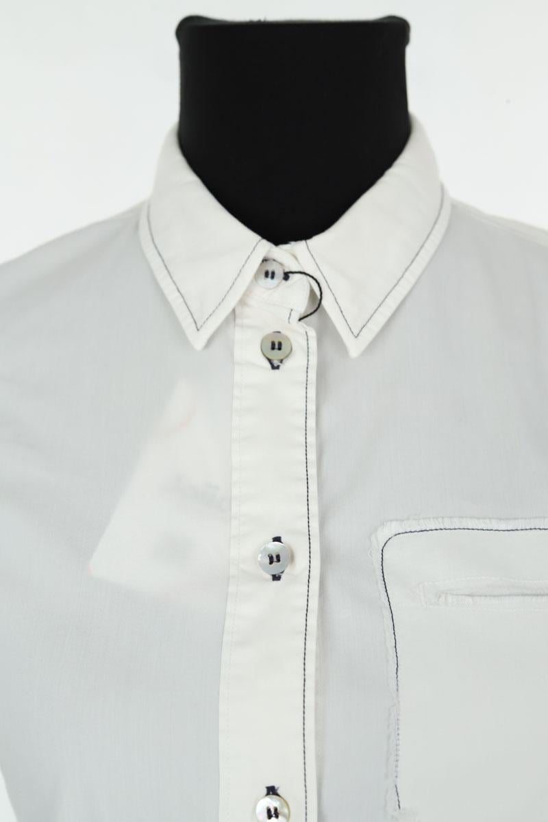 Chemise en cuir ARMANI - SECONDE MAIN Blanc