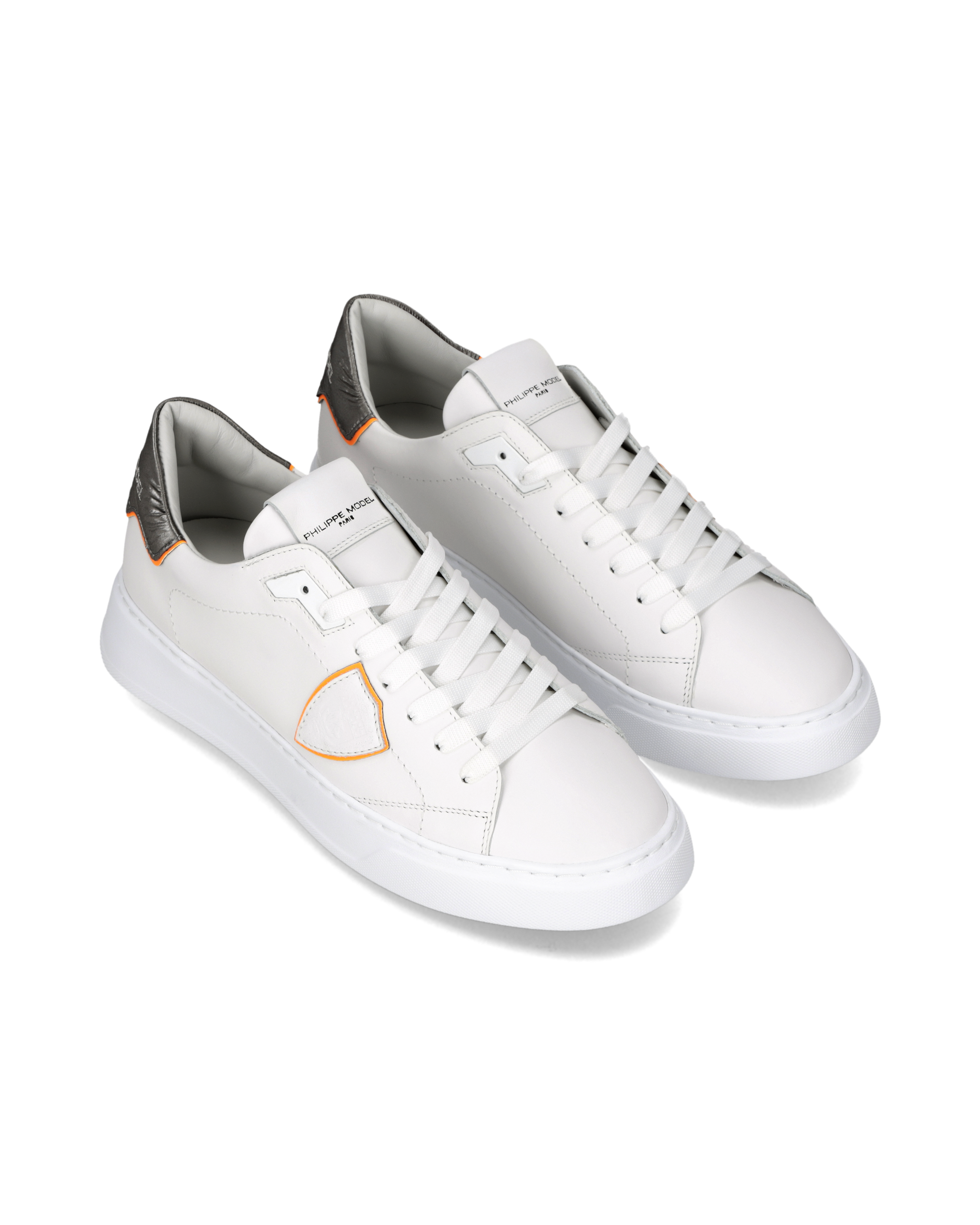 Tennis Temple Sneakers. PHILIPPE MODEL Grey