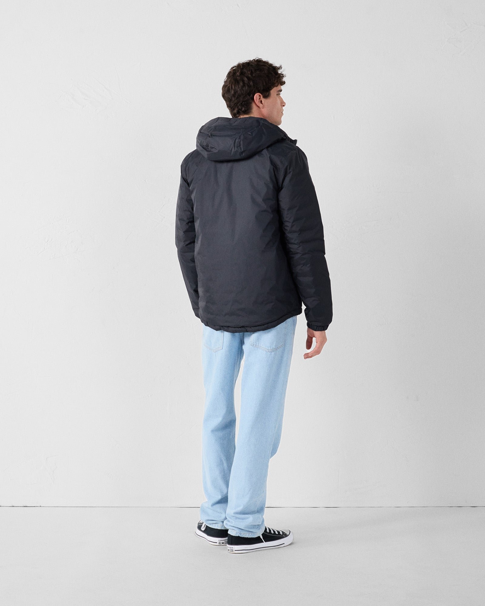 Reversible black/cobalt blue brummen jacket JOTT Black