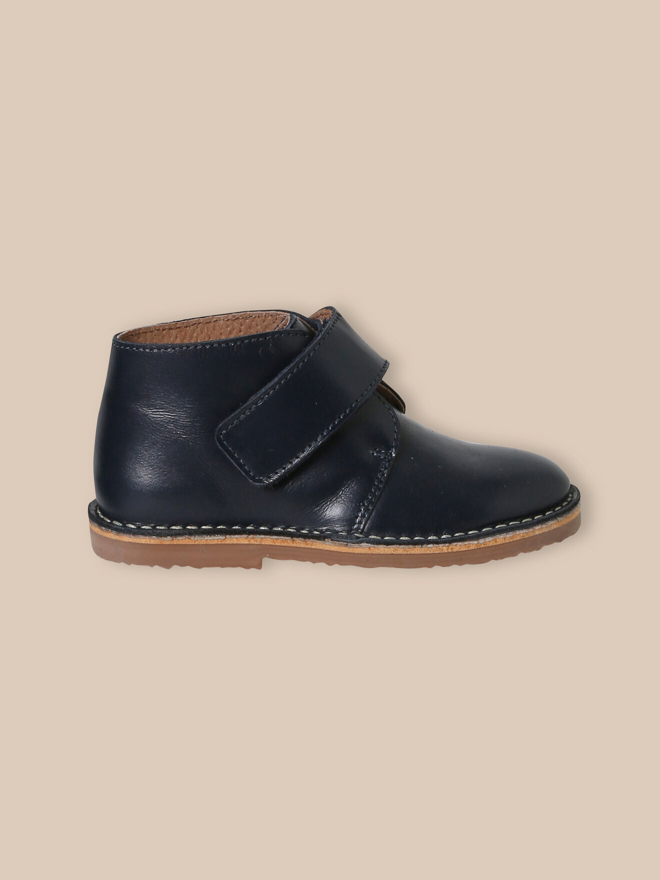 Arthus leather Derby shoes  CYRILLUS Blue
