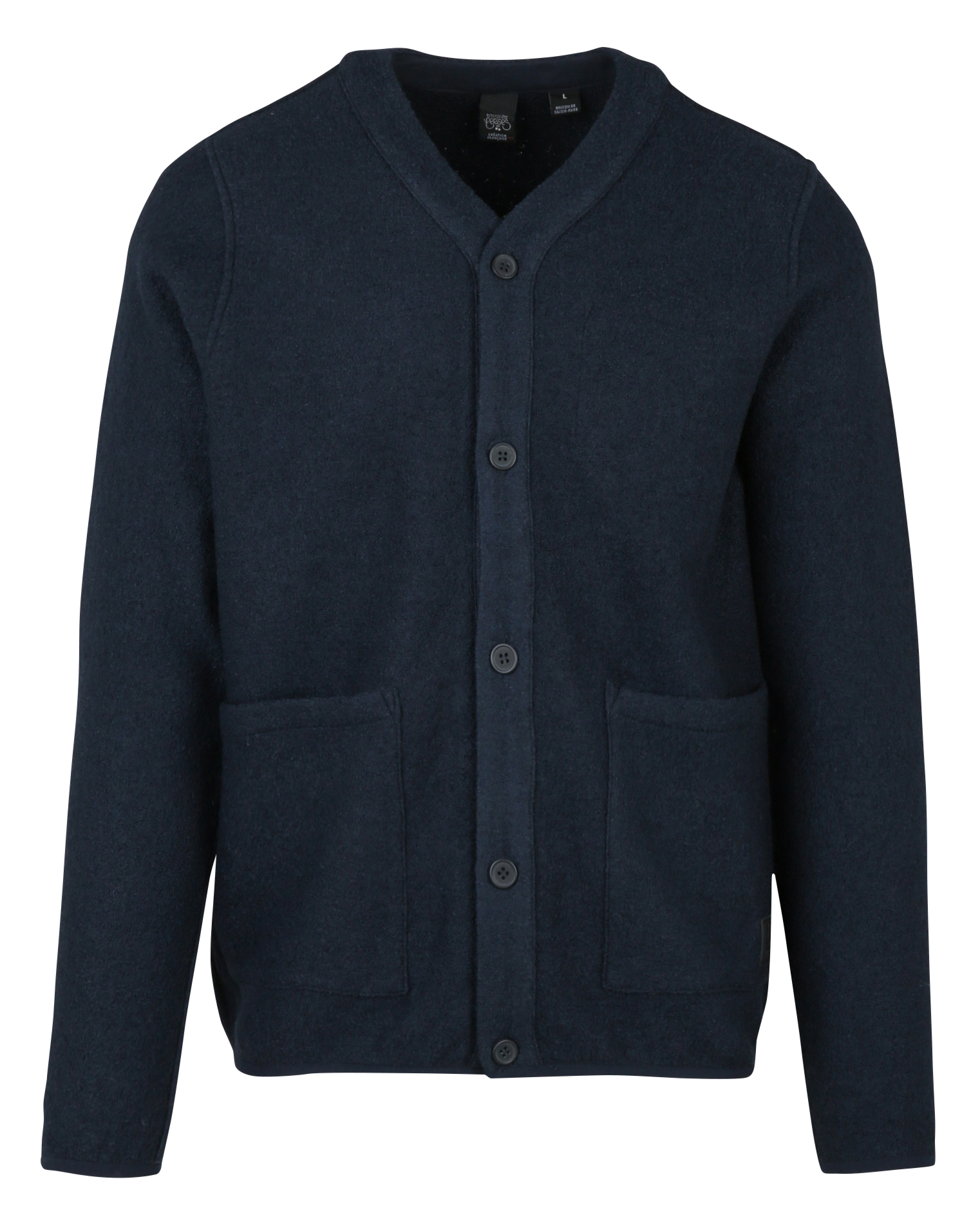 Gilet oversize scollo a V LE TEMPS DES CERISES Blu