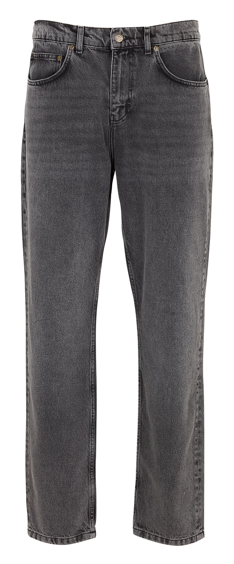 Cotton straight jeans LES DEUX Grey