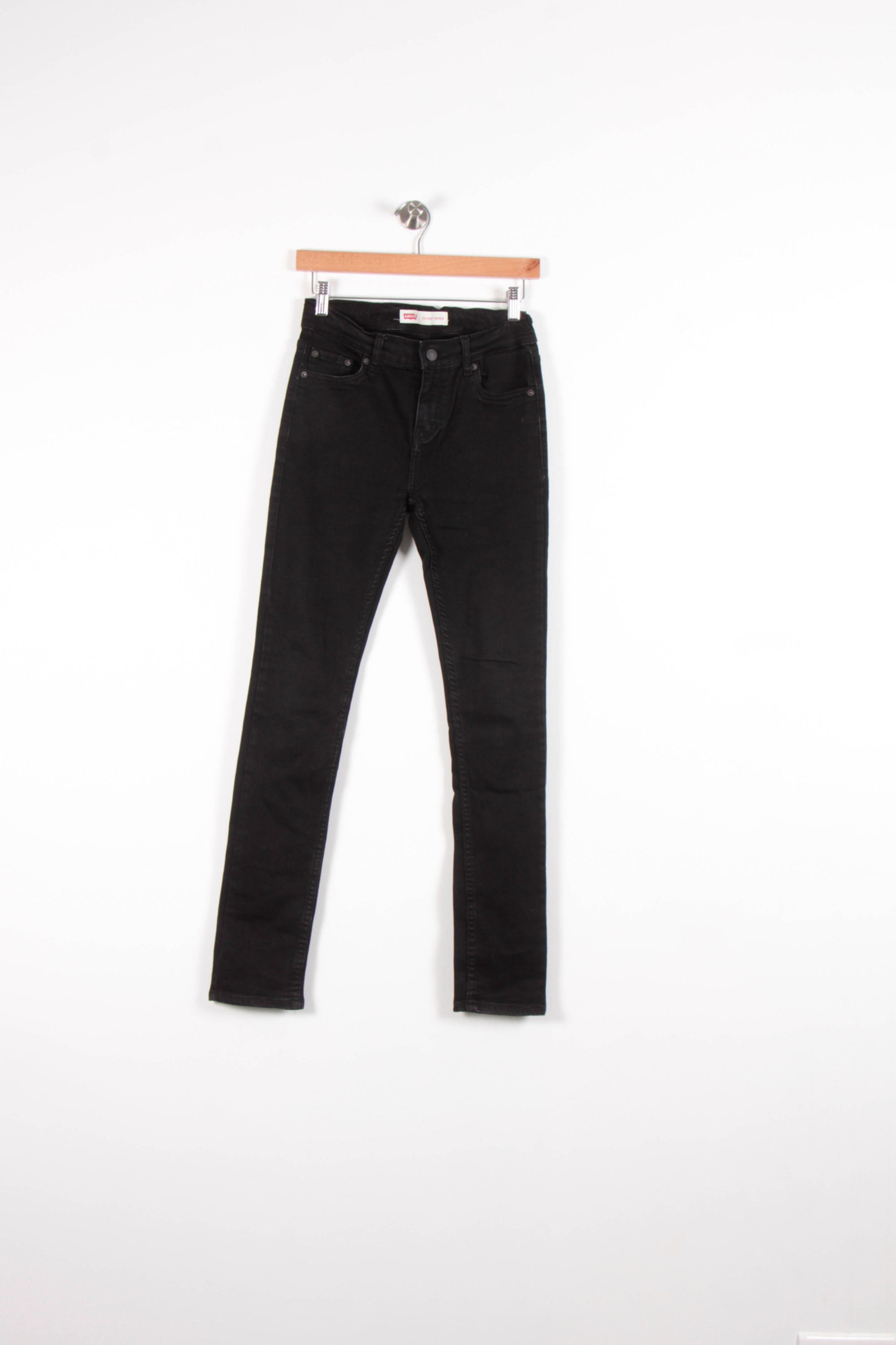Cropped slim jeans with studs LEVI'S - Seconde main Black