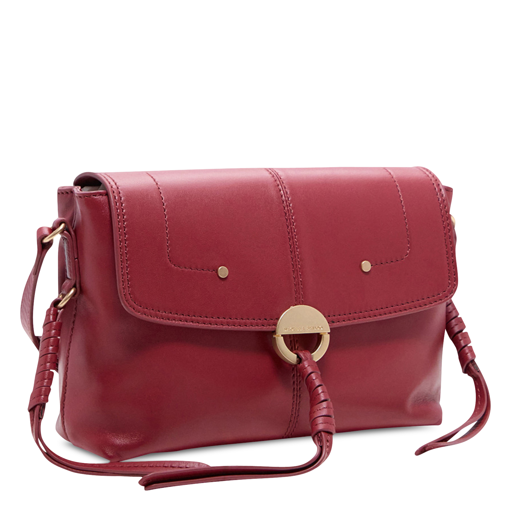 Leren clutch VANESSA BRUNO Rood
