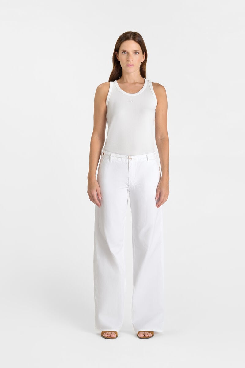 Flared pants LE TEMPS DES CERISES Blue