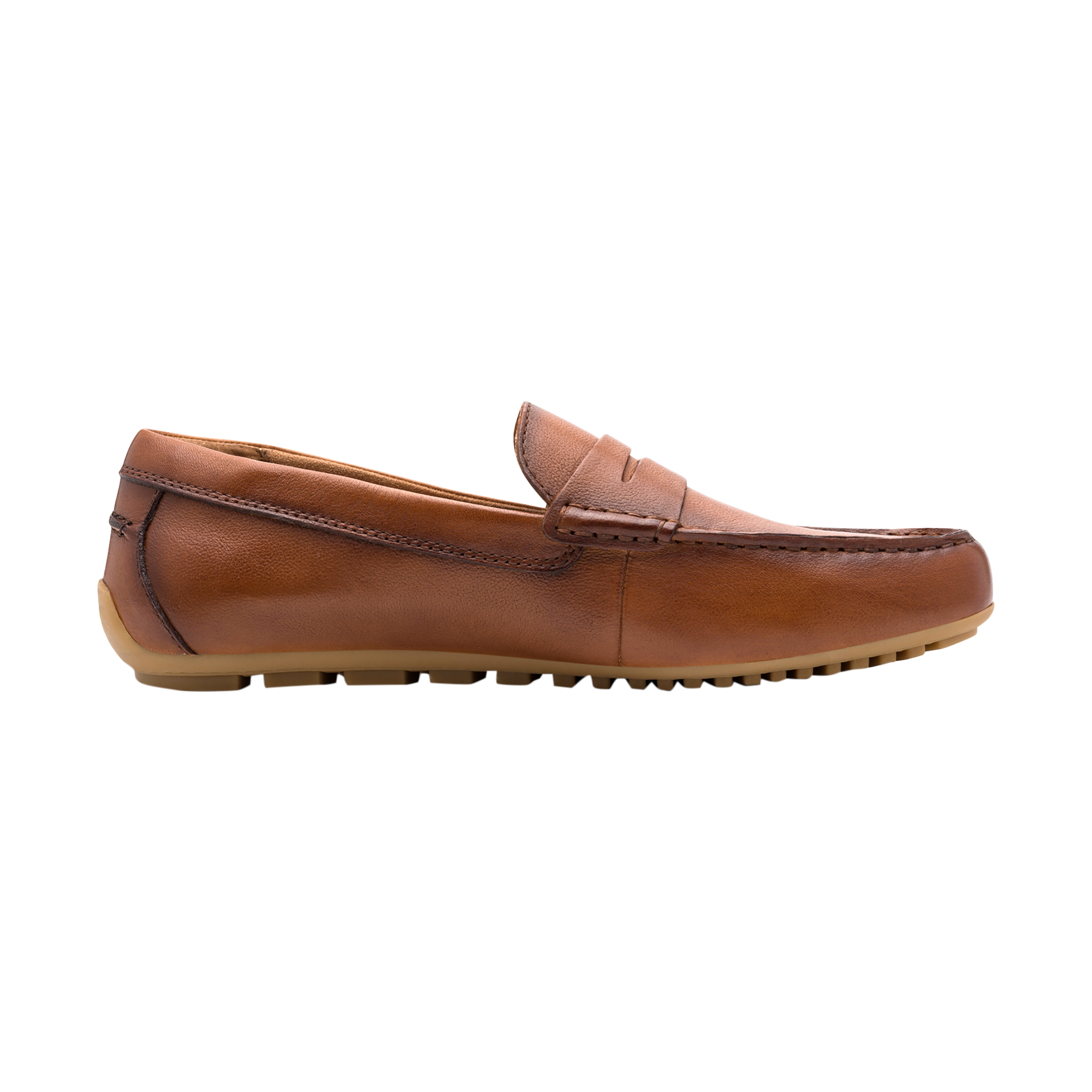 Leather moccasins TAMARIS Brown