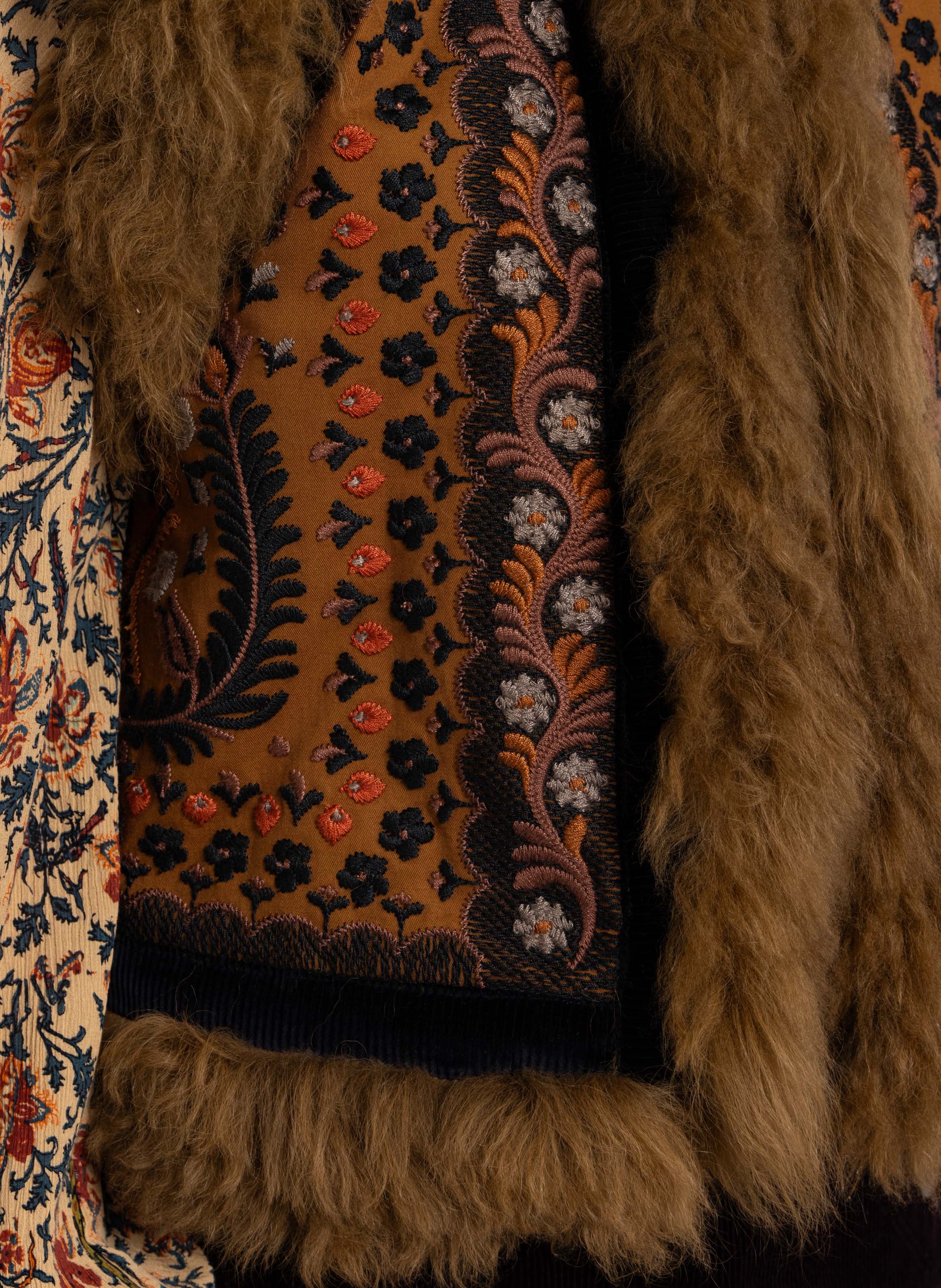 Bestickte Baumwolljacke | Braun ANTIK BATIK Damen