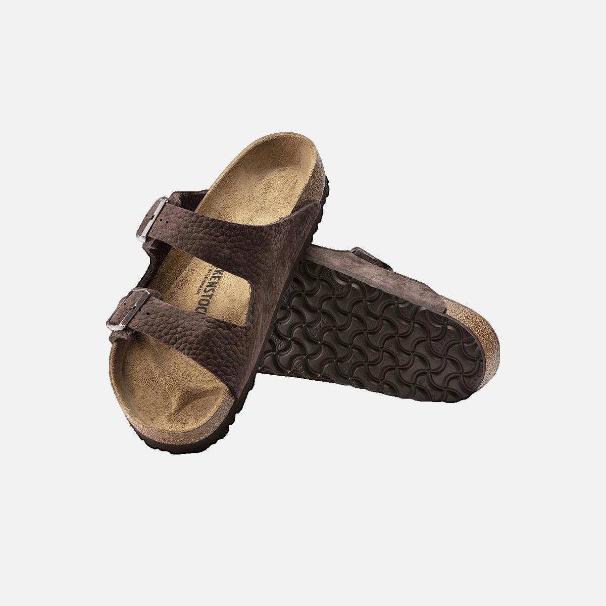 Arizona flat sandals BIRKENSTOCK Brown