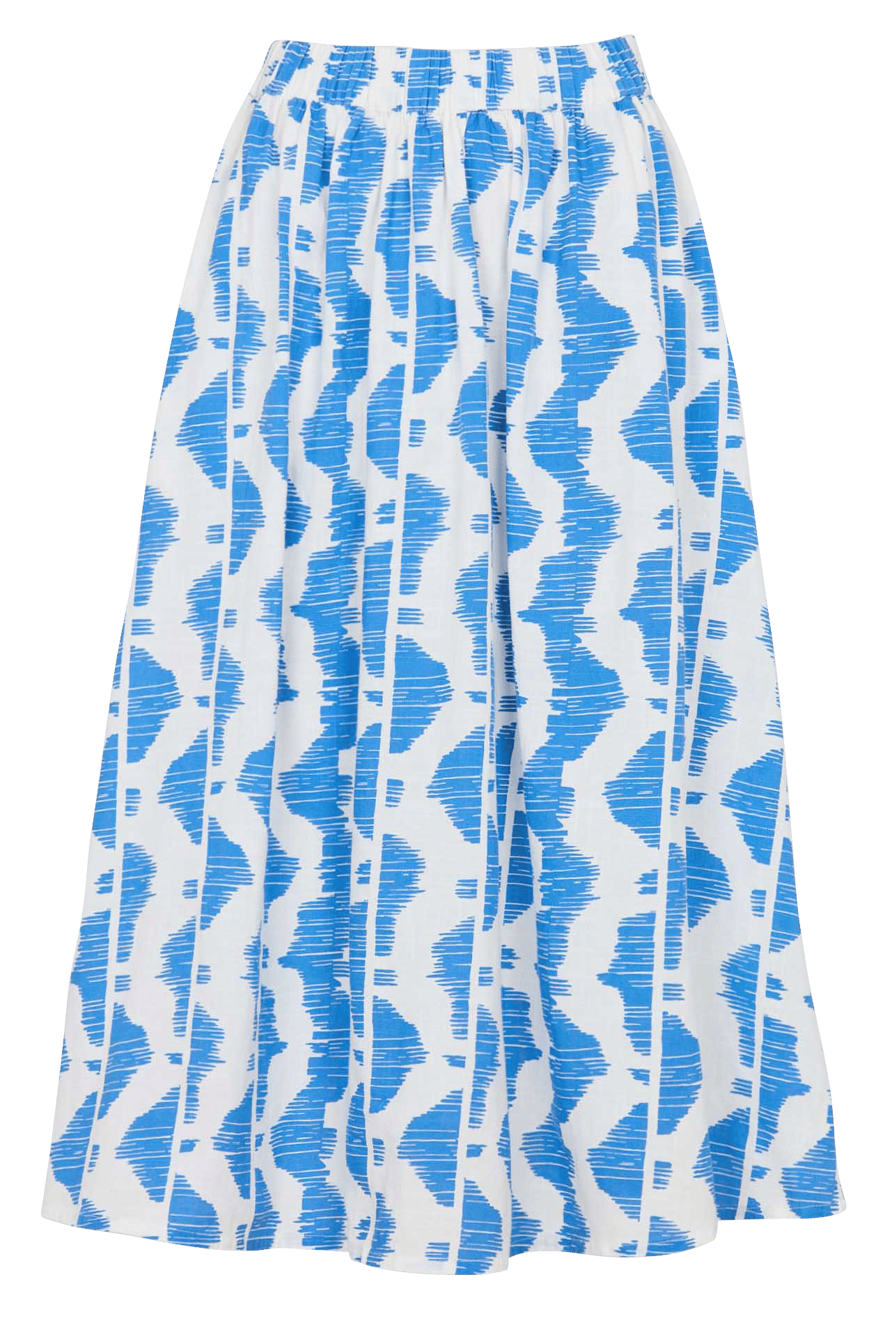 Jupe midi ample imprimée MAISON 123 Bleu