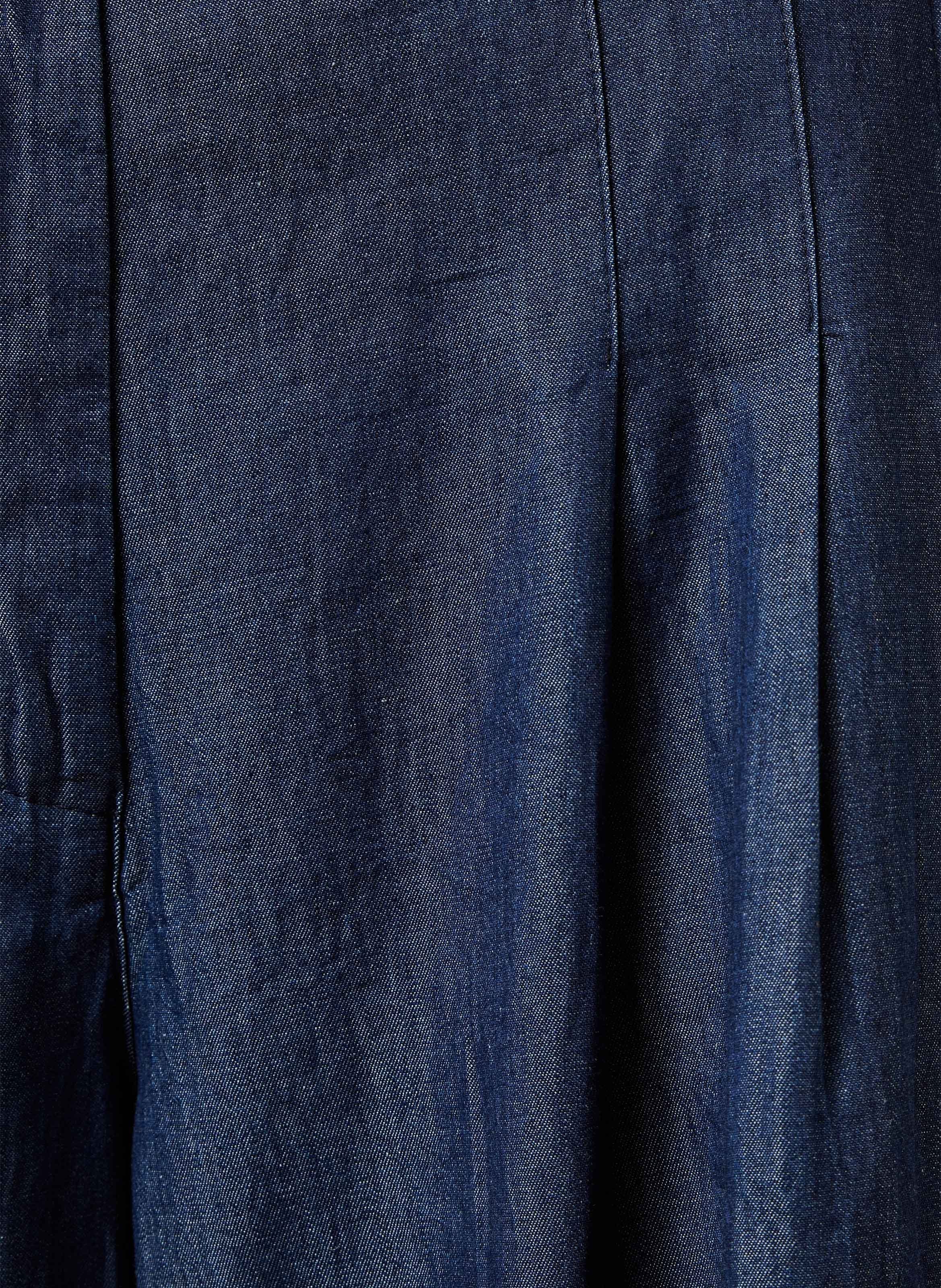 Baumwollhose in 7/8-Länge LA FEE MARABOUTEE Blau