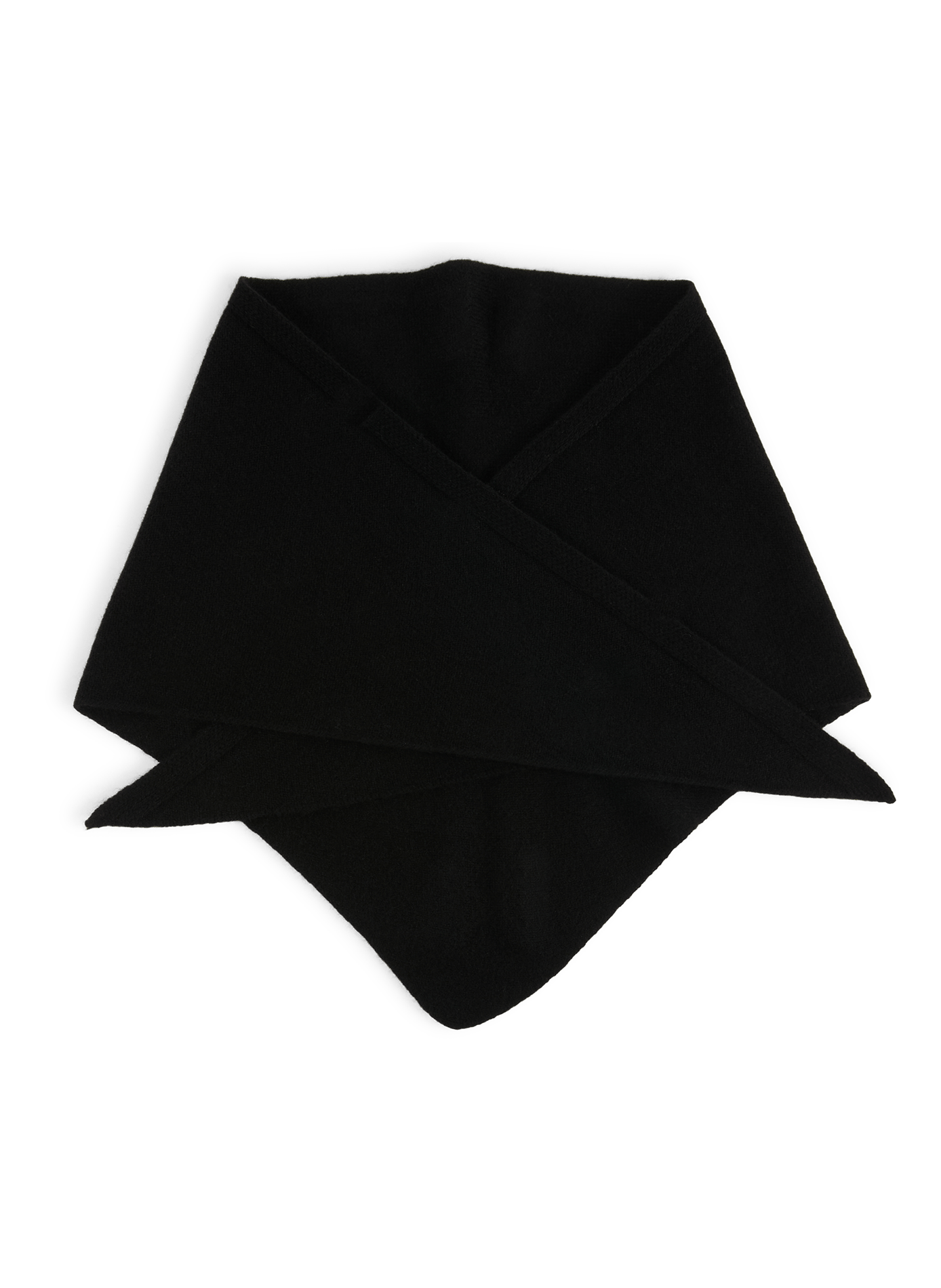 Triangular pointed wool scarf SAISON 1865