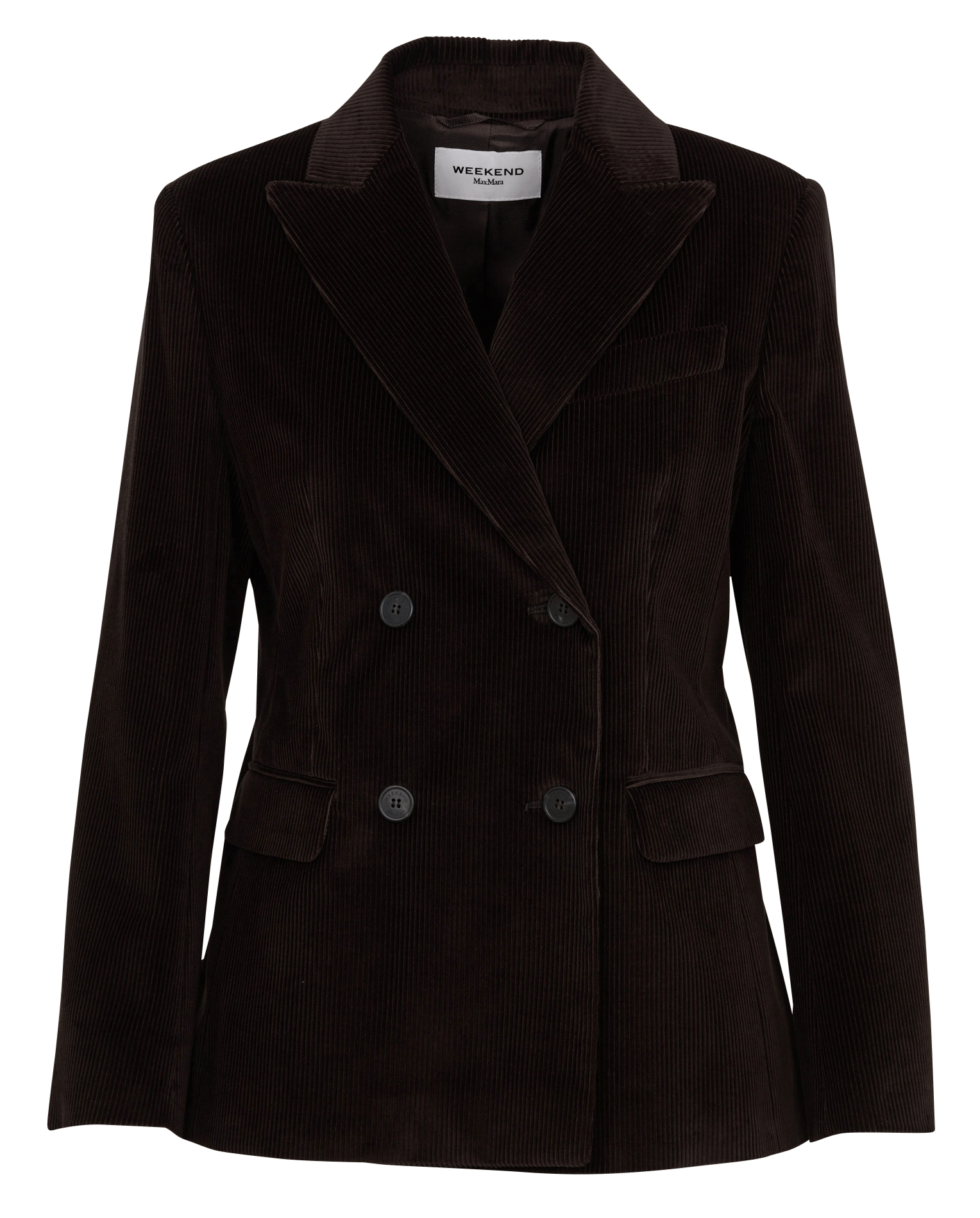 Fitted ribbed cotton blazer MAX MARA WEEK END Brown
