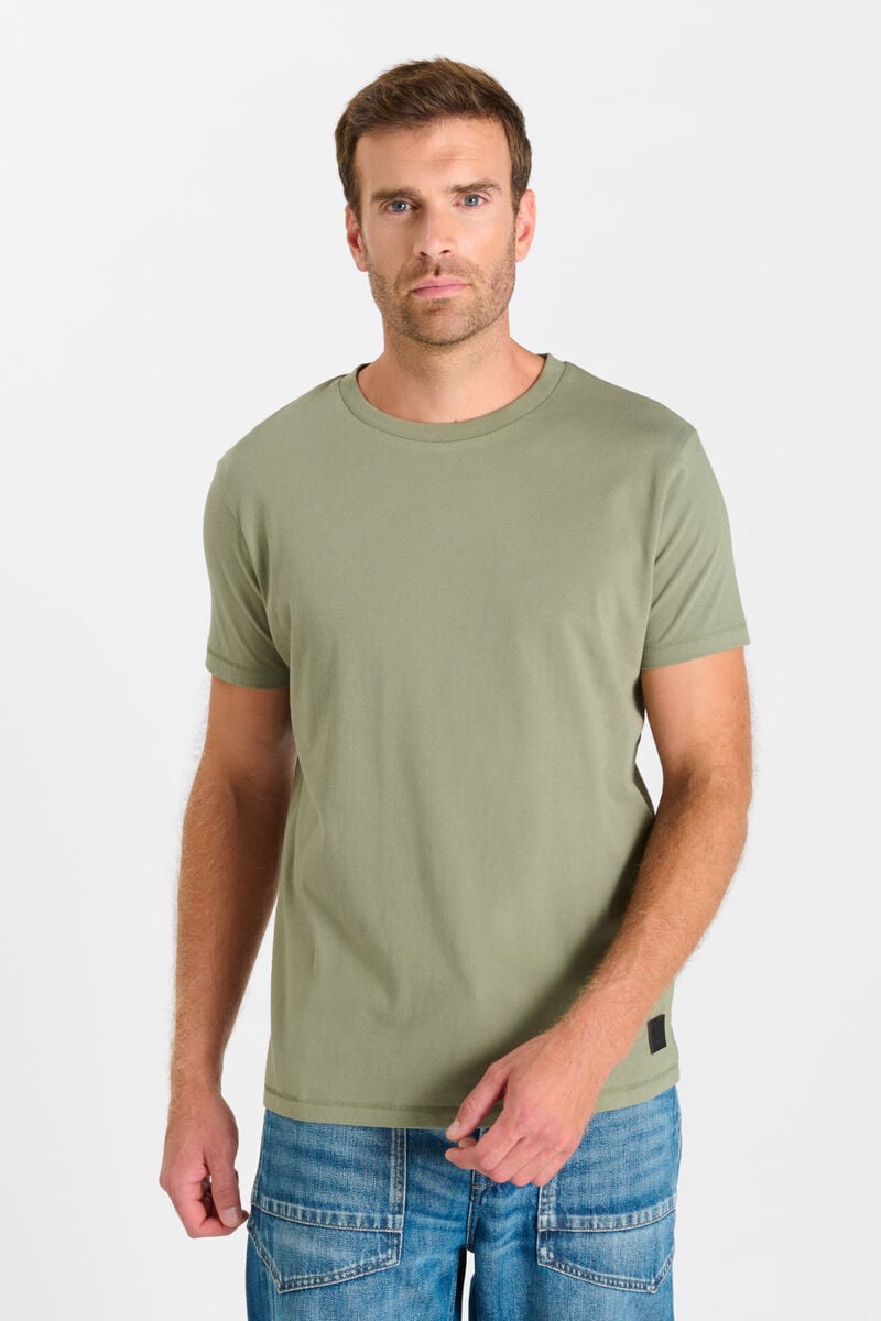 Round-neck T-shirt LE TEMPS DES CERISES Khaki