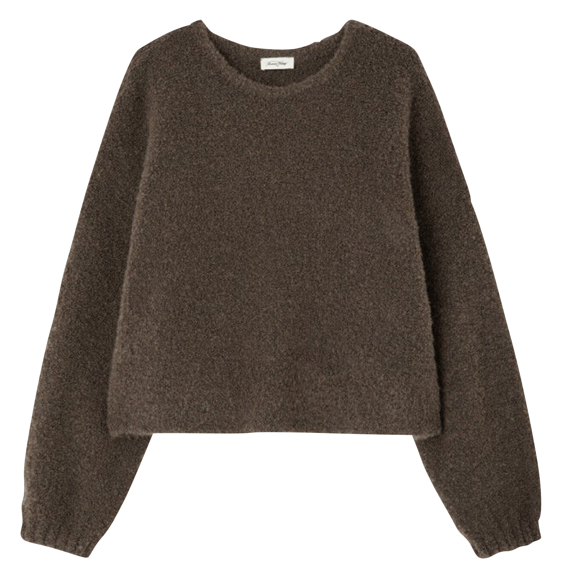 Pull ample col rond en laine mélangée AMERICAN VINTAGE