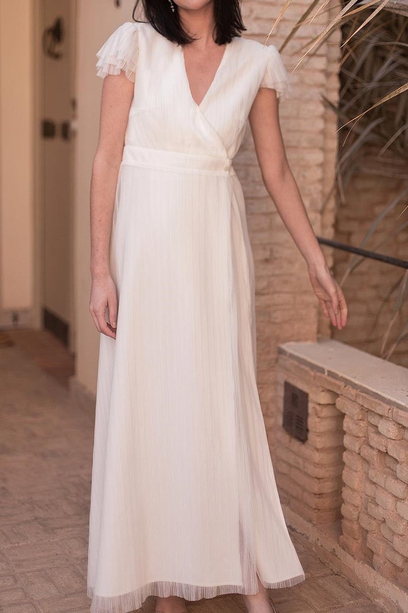 Long dress MAISON LEMOINE - Seconde main White
