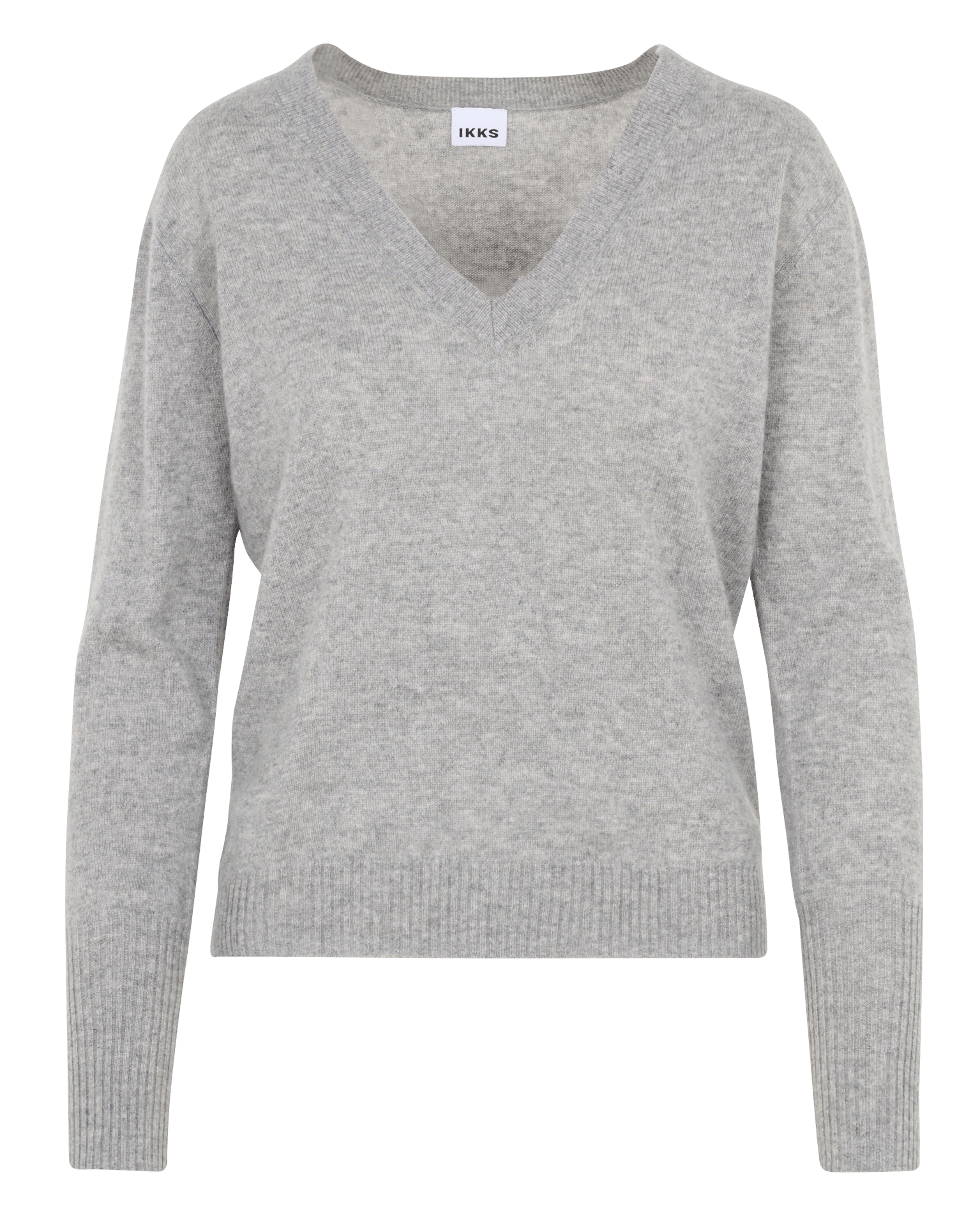 Straight-cut V-neck cashmere sweater IKKS