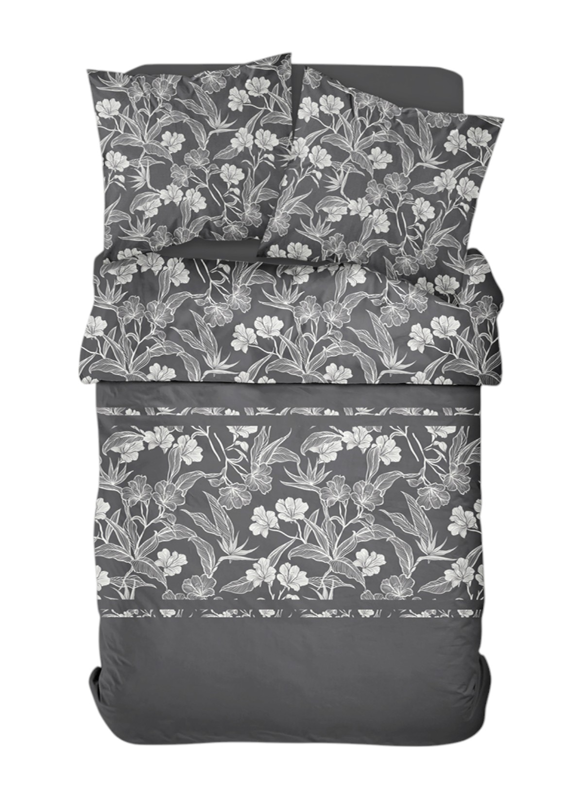 Printed cotton bed set TODAY LINGE DE MAISON Blue