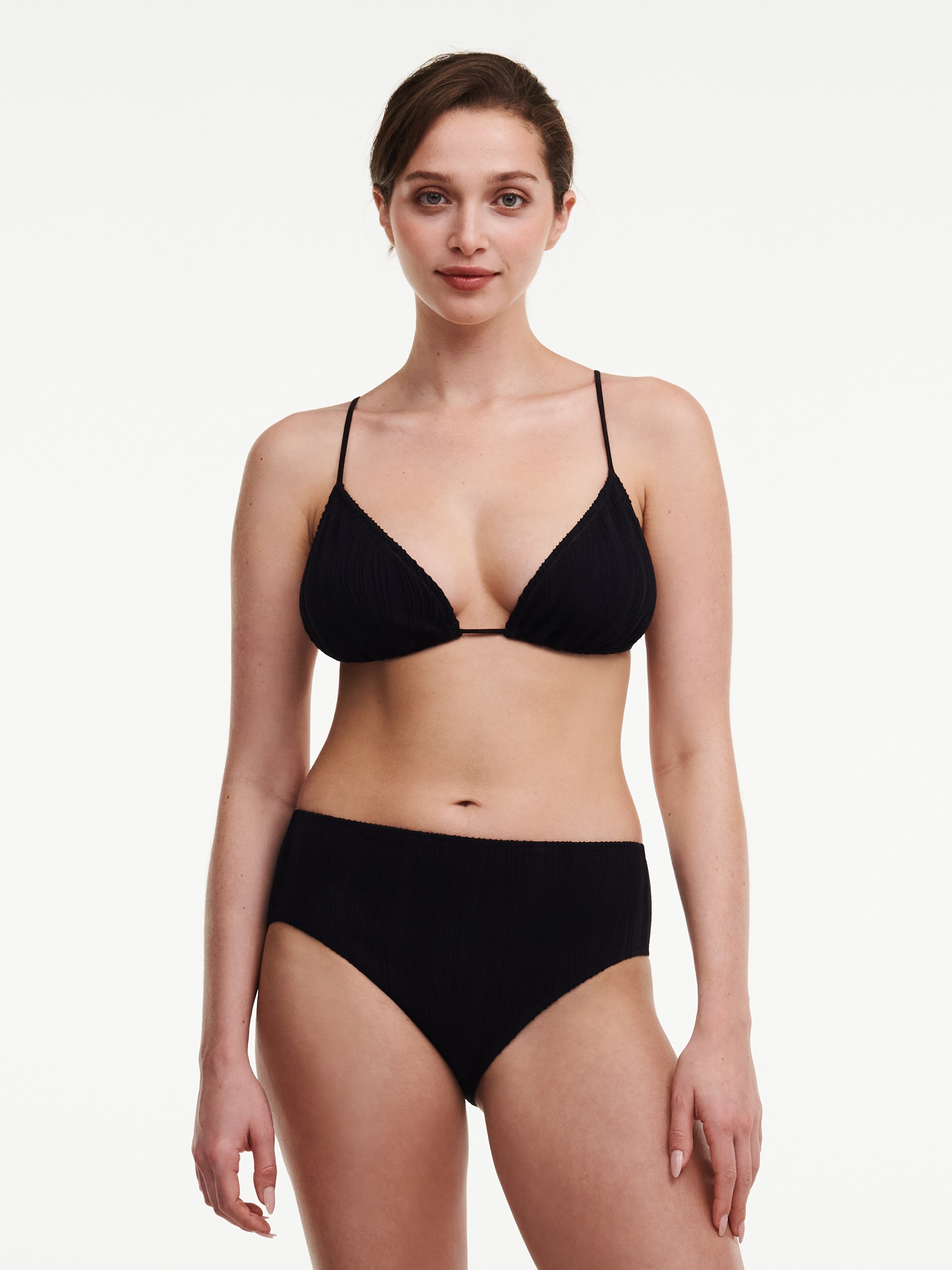High-rise bikini bottoms CHANTELLE PULP Black