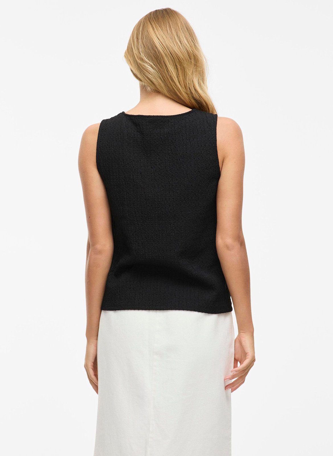 Printed viscose top VILA Black