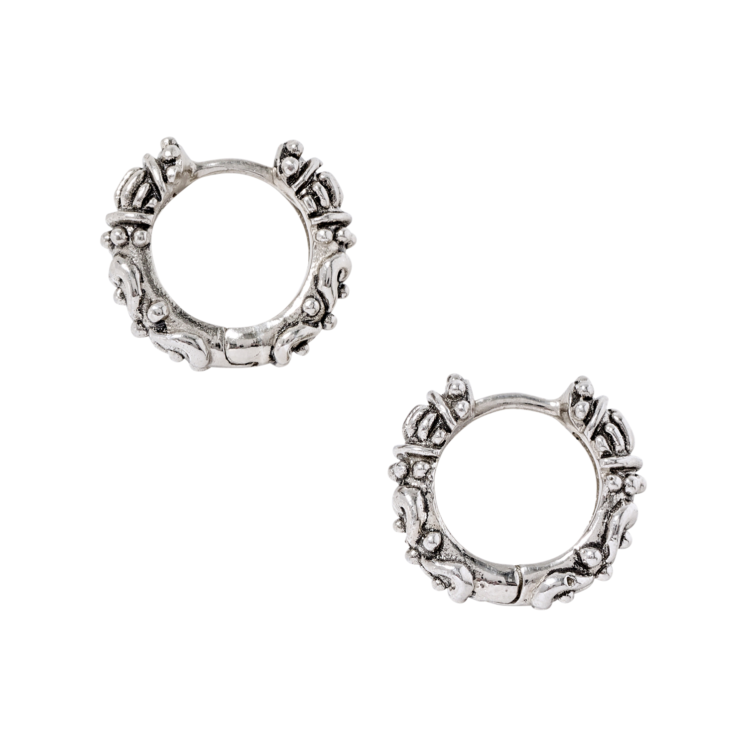 Boucles d'oreilles créoles BA&SH Argent