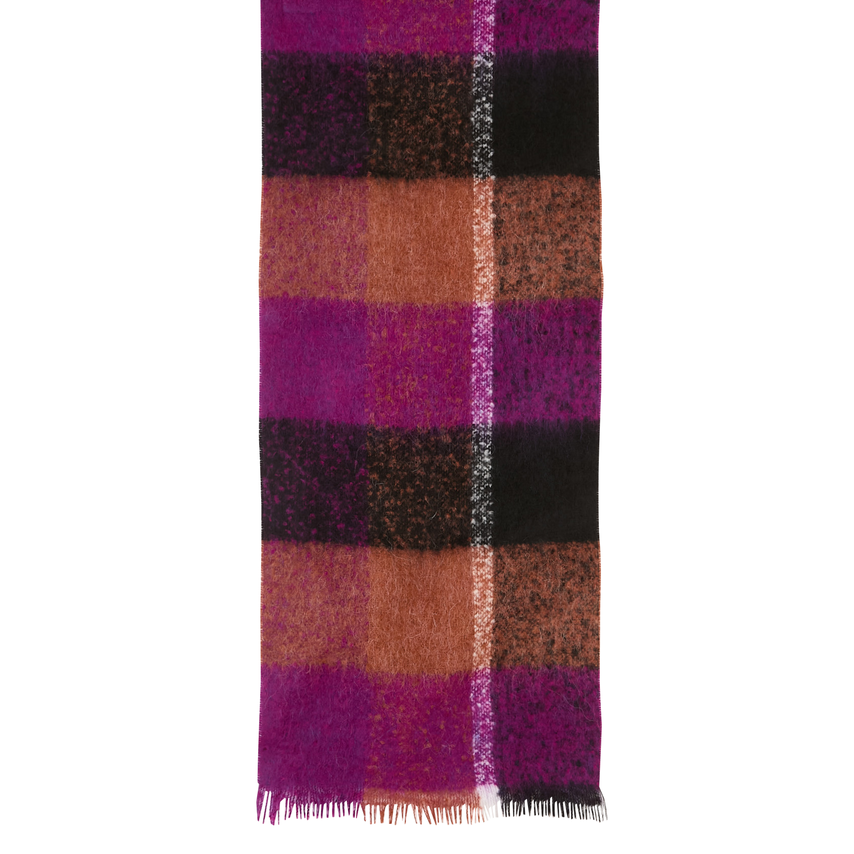 Geruite foulard AU PRINTEMPS PARIS Violet