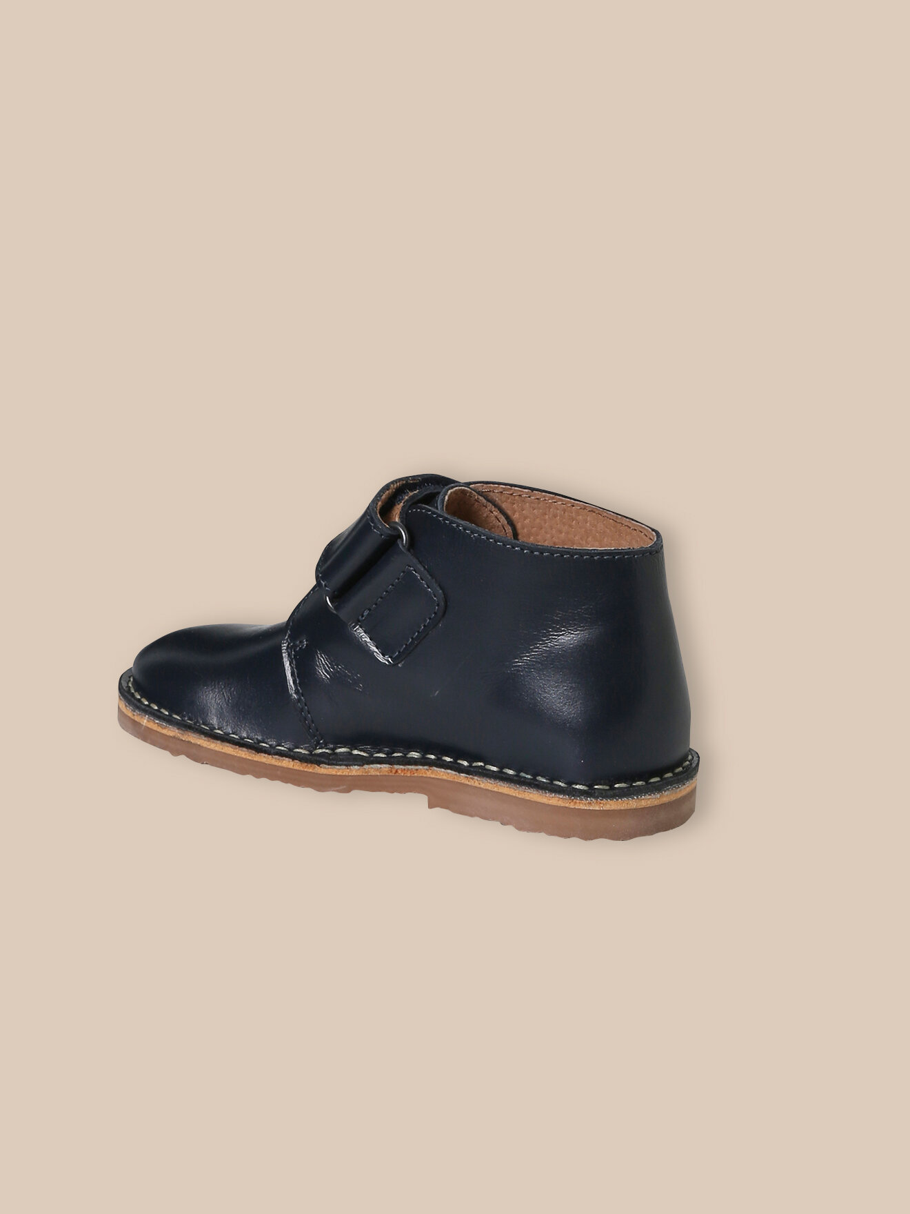 Arthus leather Derby shoes  CYRILLUS Blue