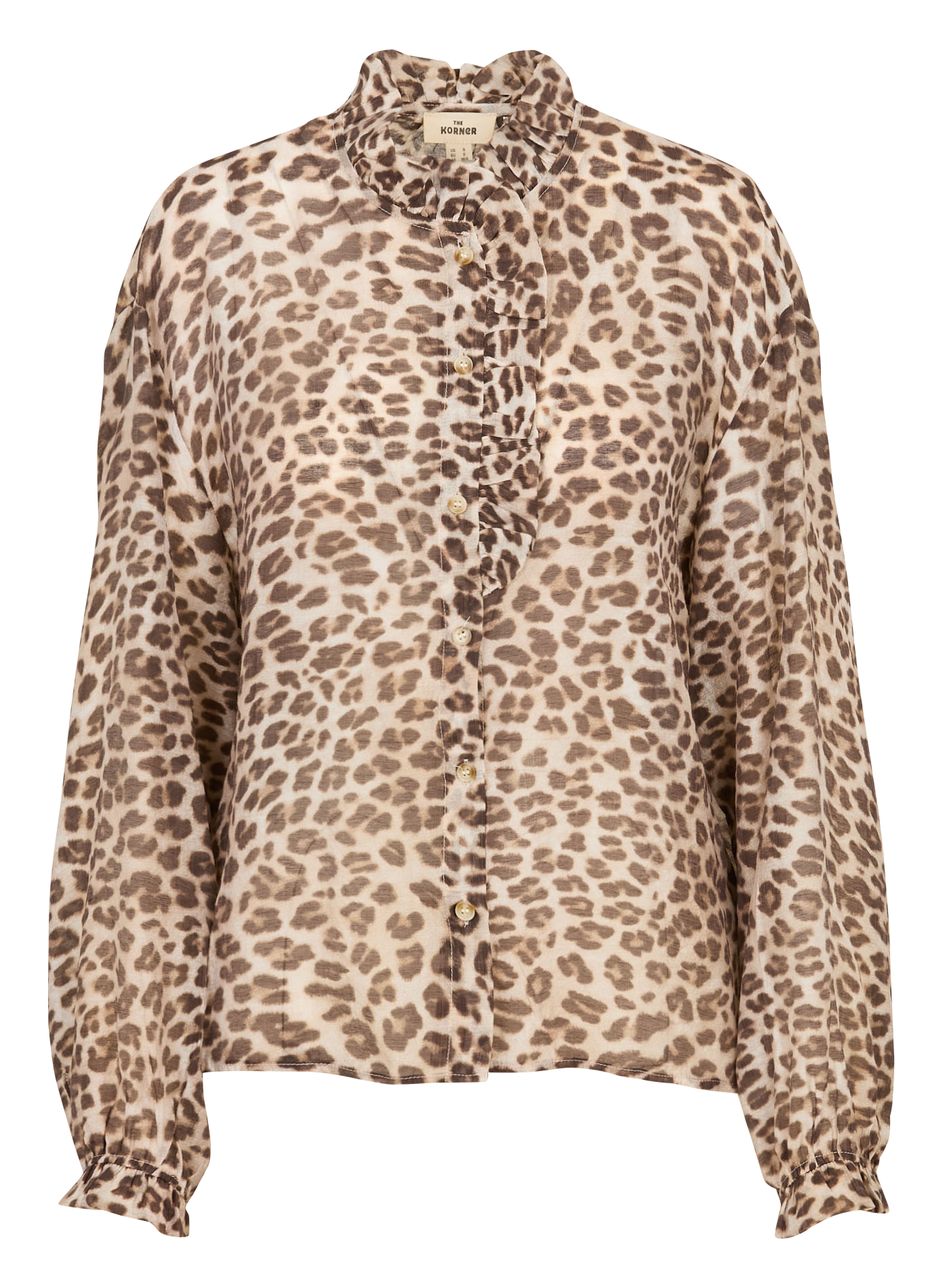 Alexandra - Plumetis-Bluse THE KORNER Beige