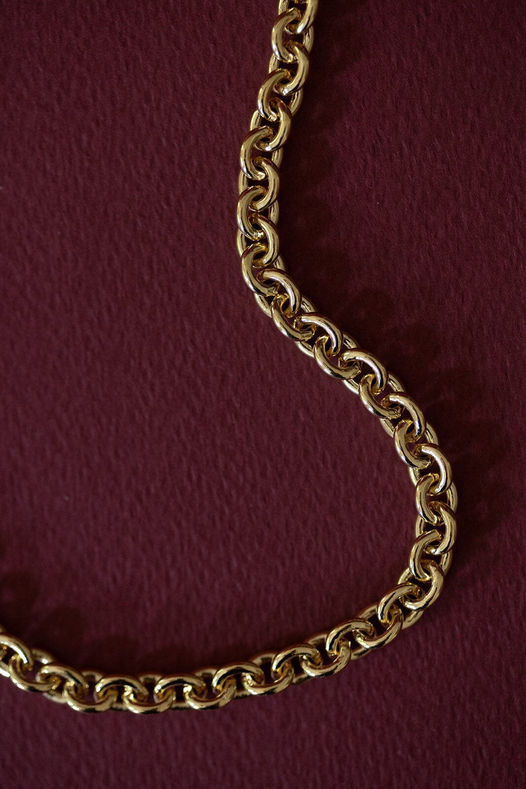 Maxi gold-plated necklace MONSIEUR SIMONE Golden