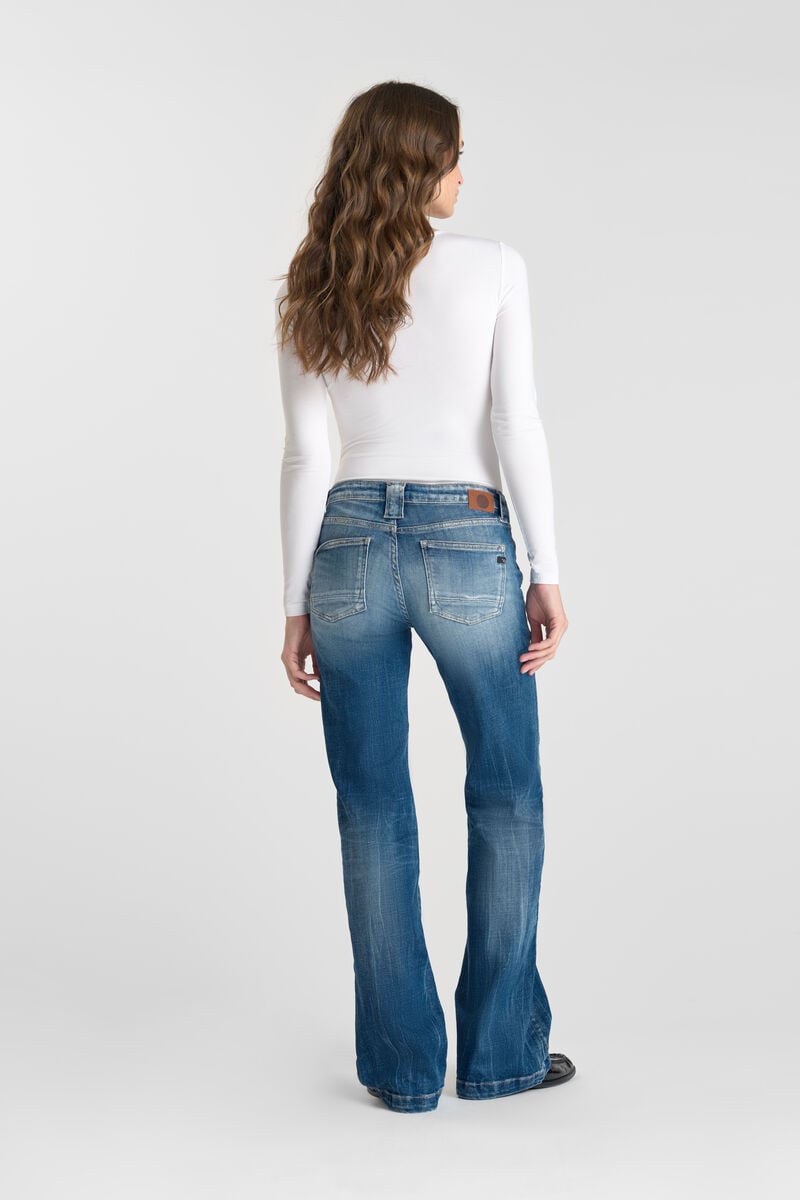 Flare jeans, length 34 LE TEMPS DES CERISES Blue