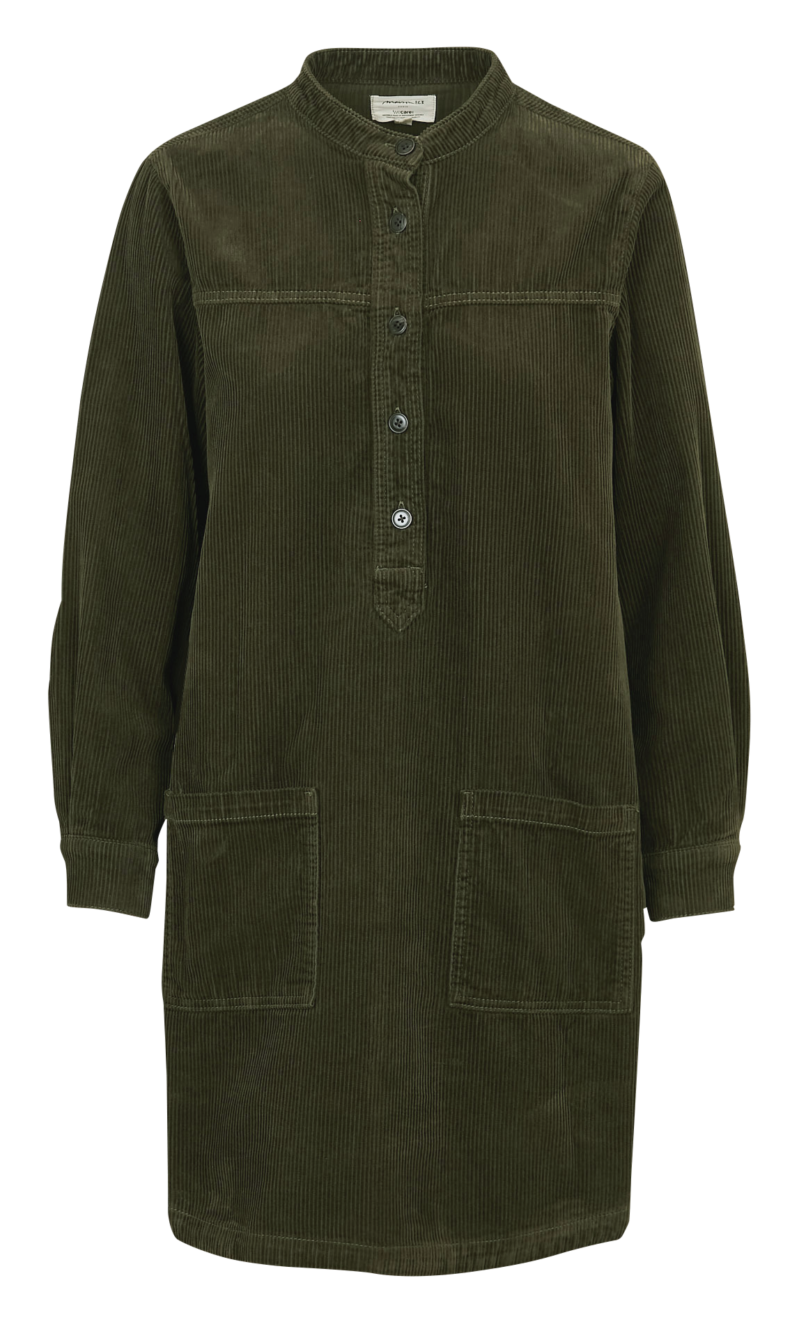 Short straight cotton dress MAISON 123 Khaki