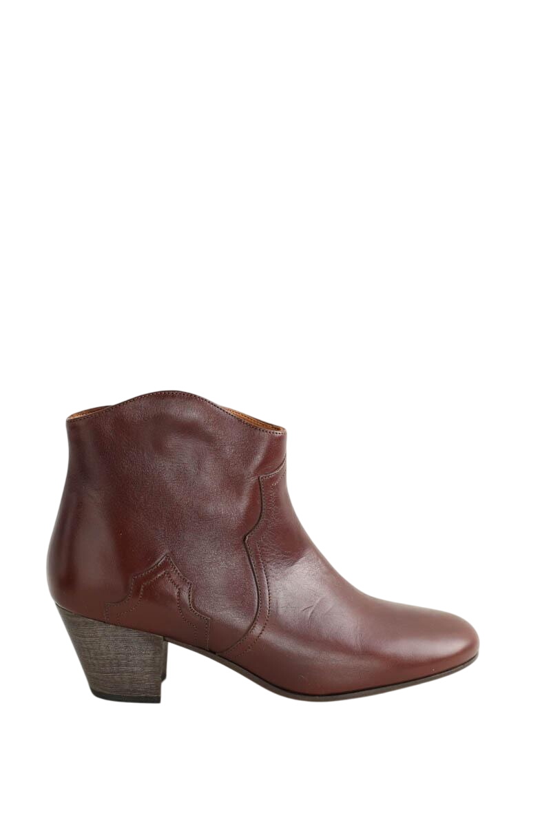 Western boots ISABEL MARANT ÉTOILE - SECONDE MAIN Brown