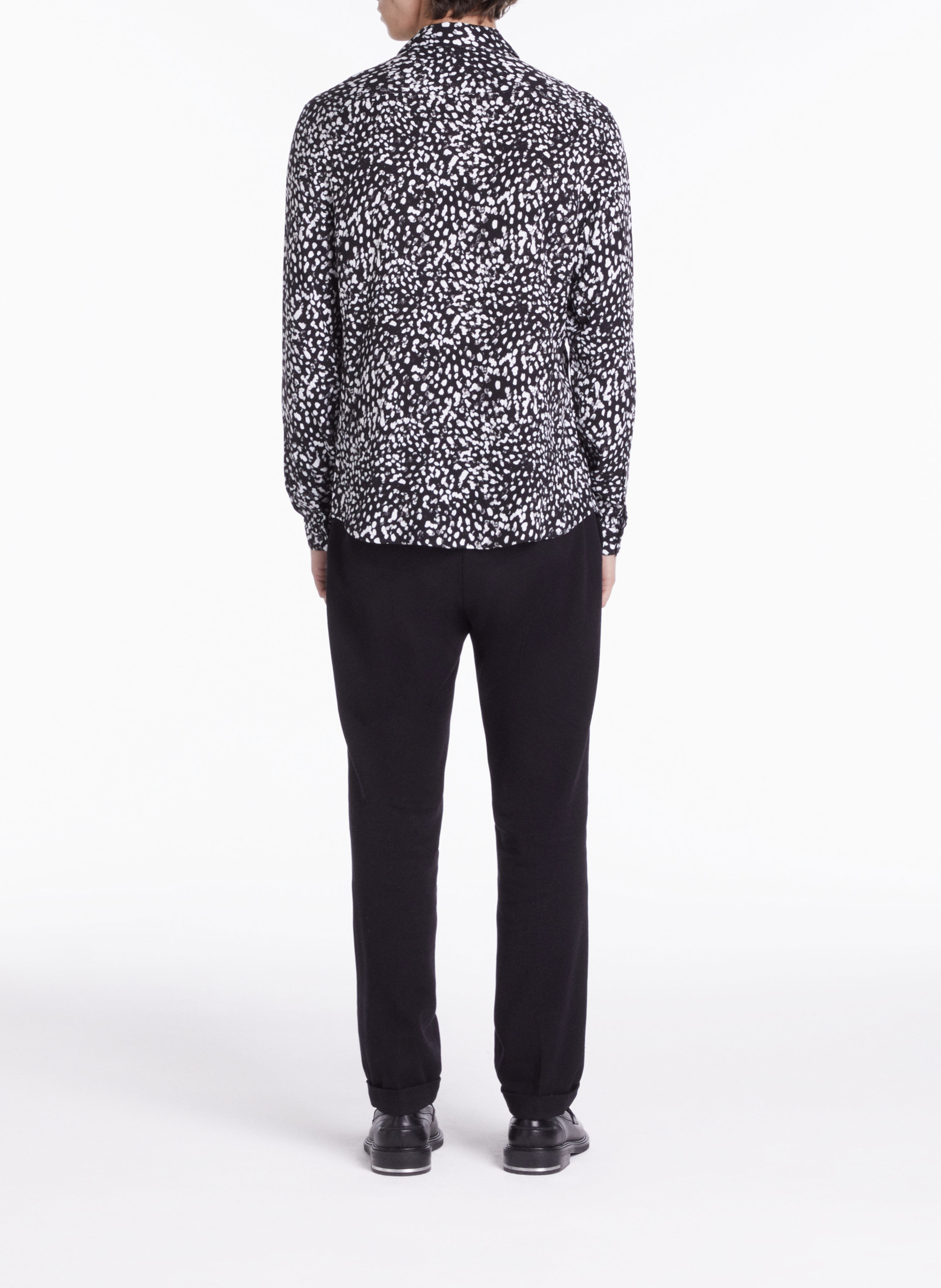 Chemise fluide regular-fit imprimée  THE KOOPLES Noir