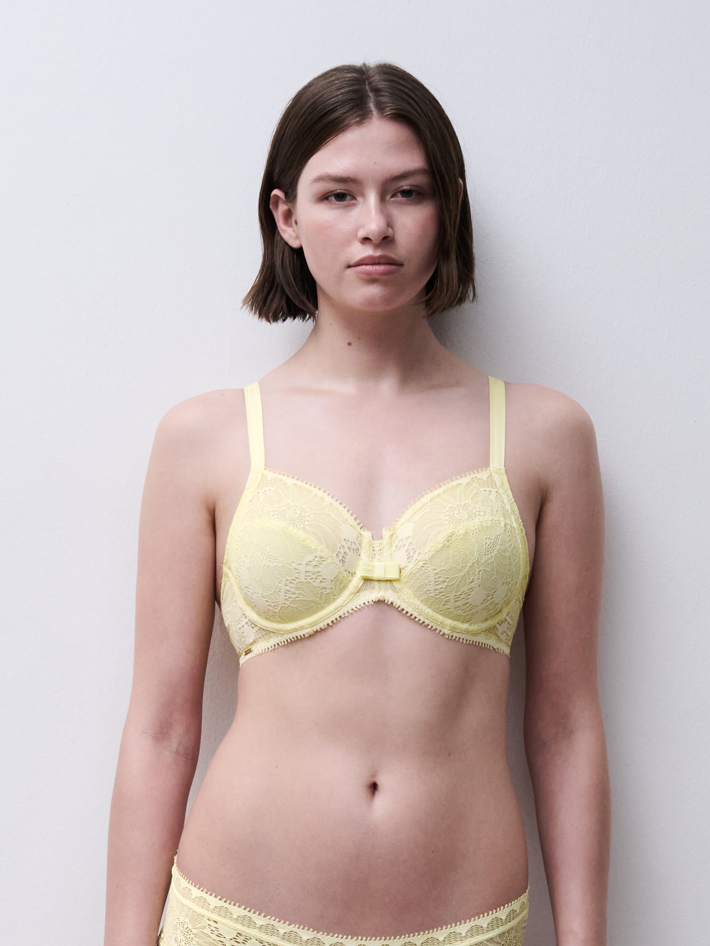 Full-cup bra CHANTELLE Yellow