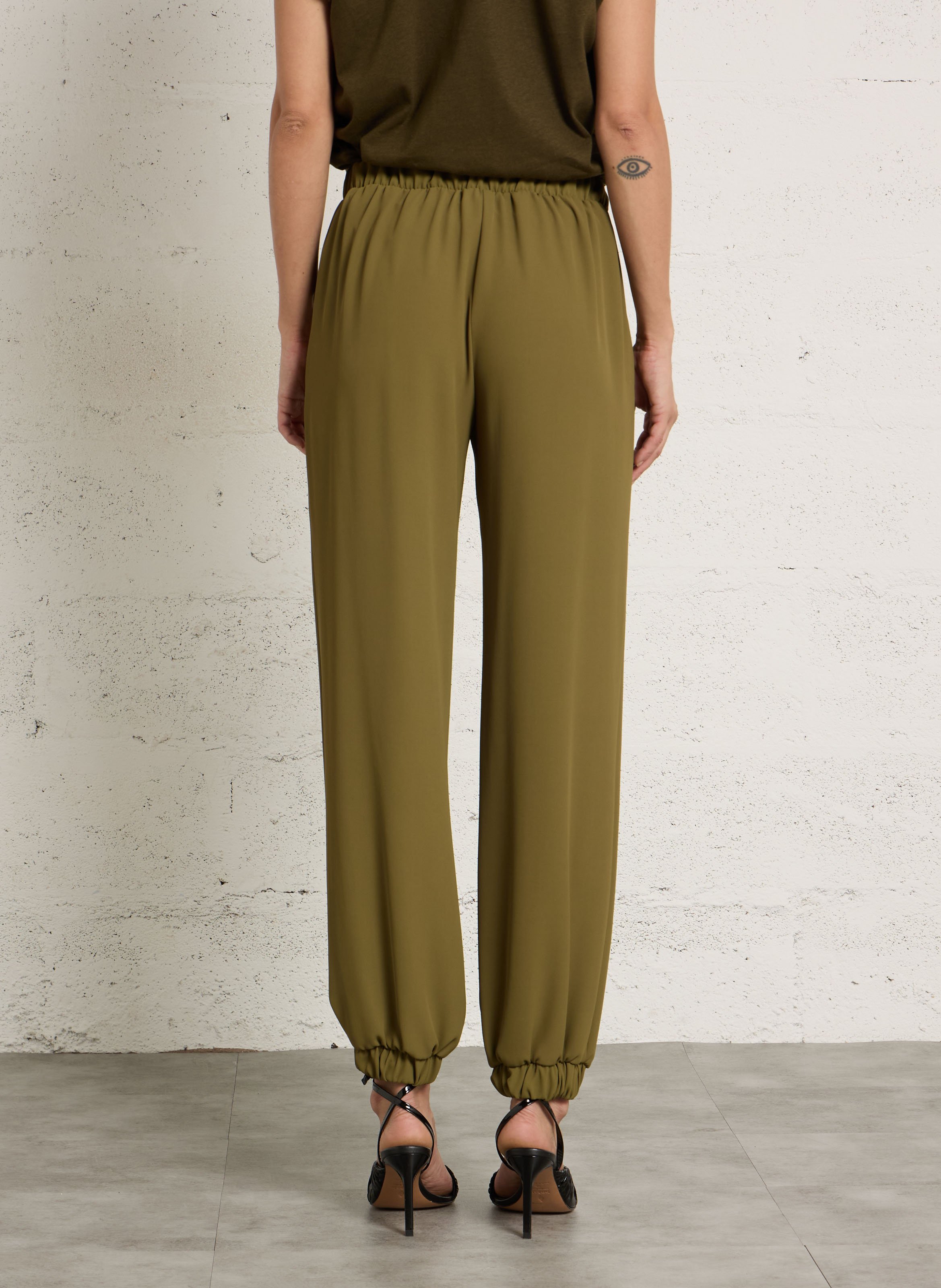 Pantalon large fluide IMPERIAL Vert