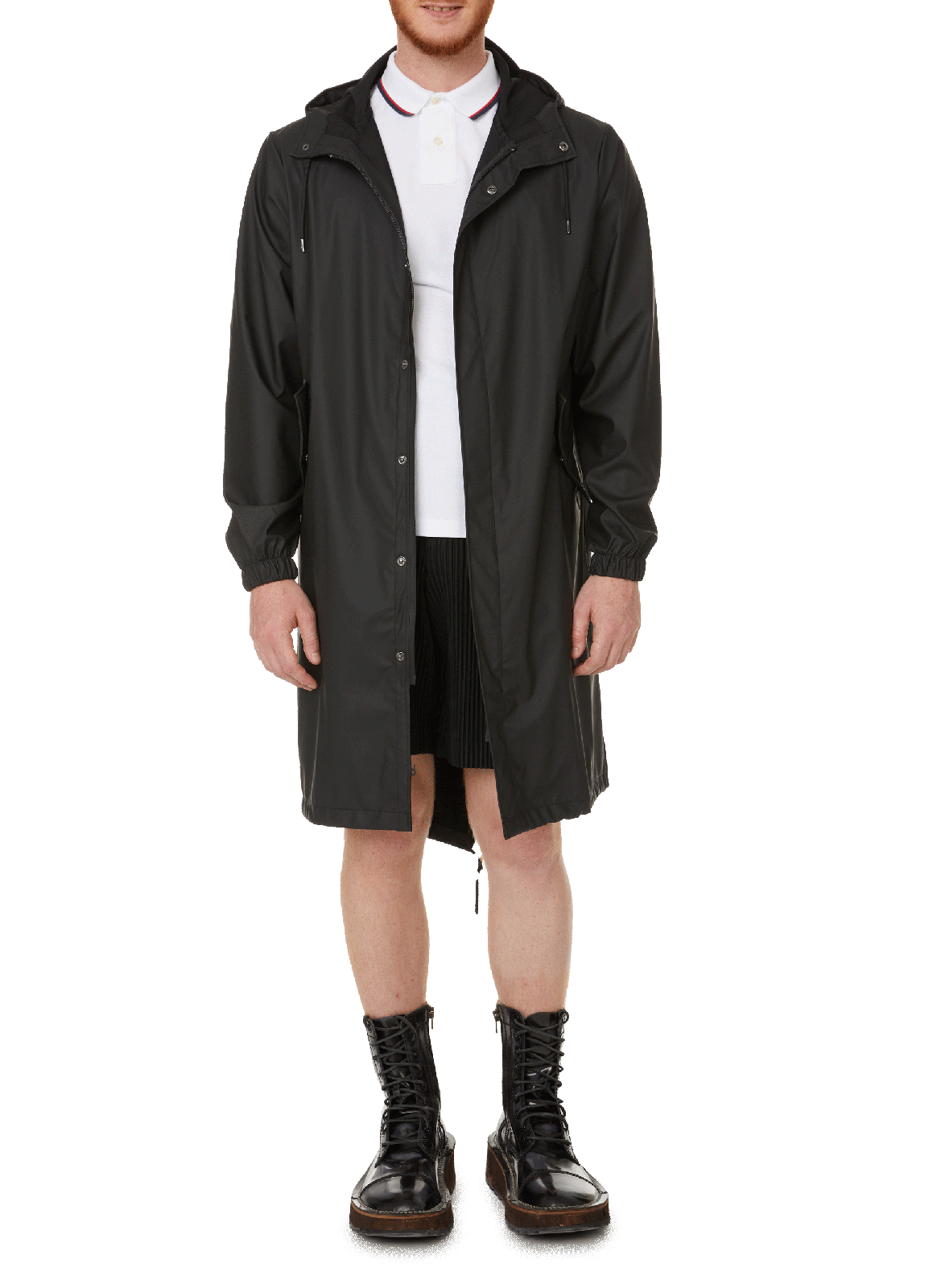 Regenjacke mit Kapuze RAINS Schwarz