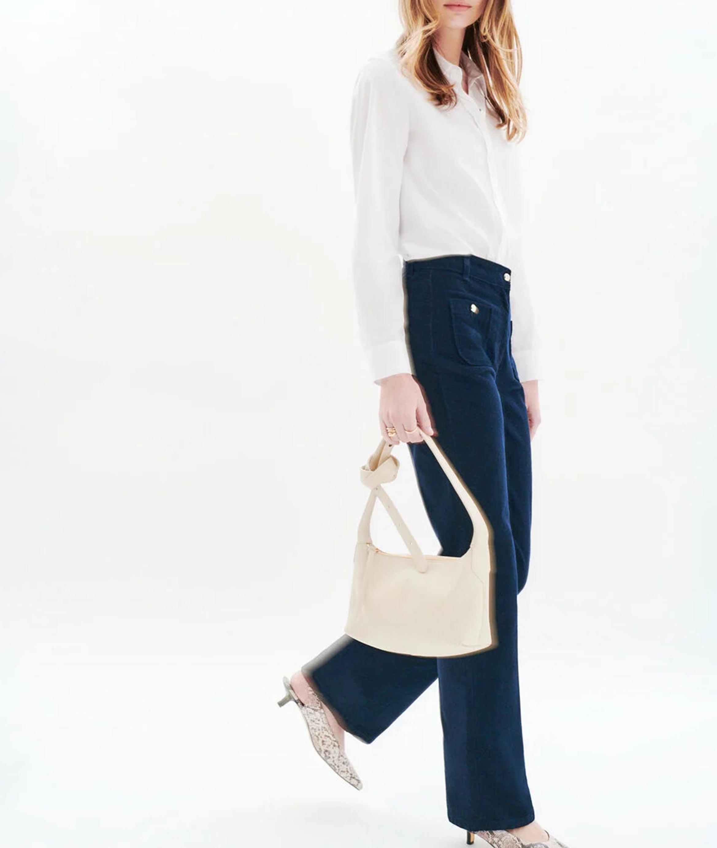 Pantalon flare CAROLL Bleu