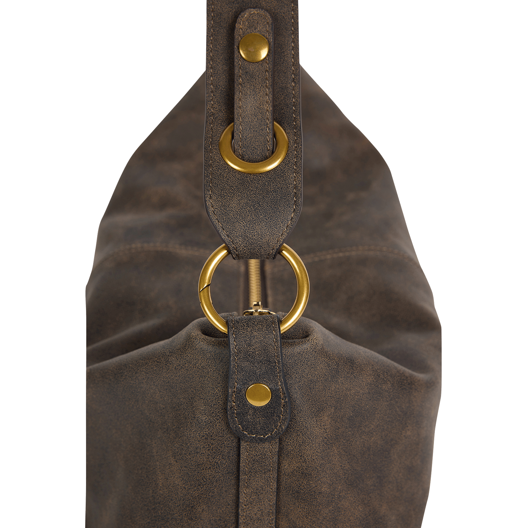 Schultertasche aus Leder | Braun NAT & NIN Damen