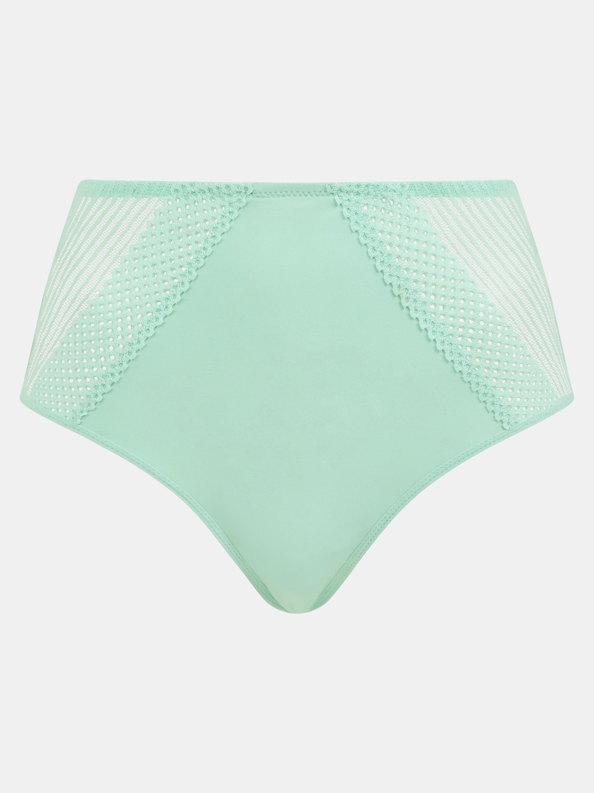 High-waisted lace panties CHANTELLE PULP Green