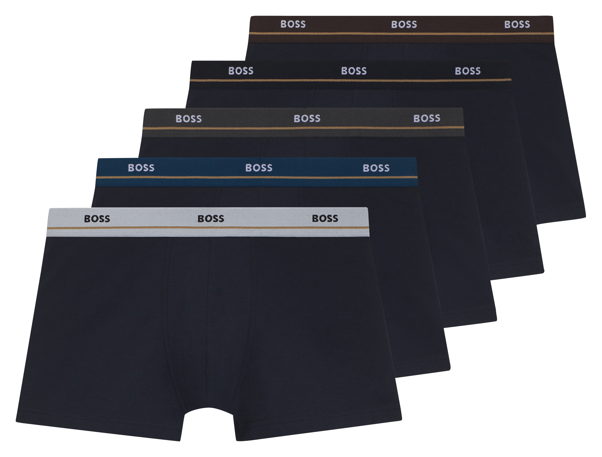 Pack de 5 boxers en coton mélangés BOSS