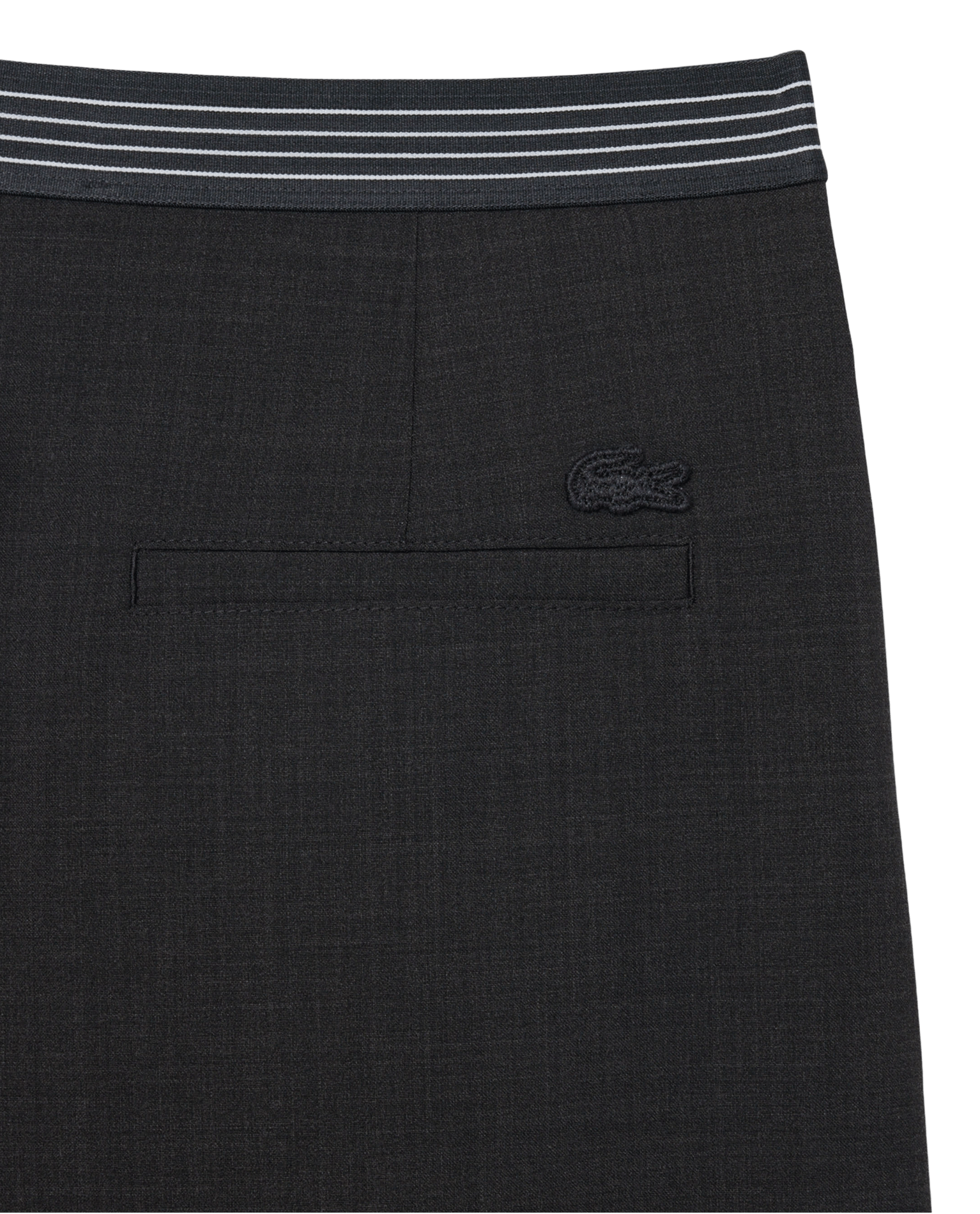 Pantalon droit à plis  LACOSTE Marron