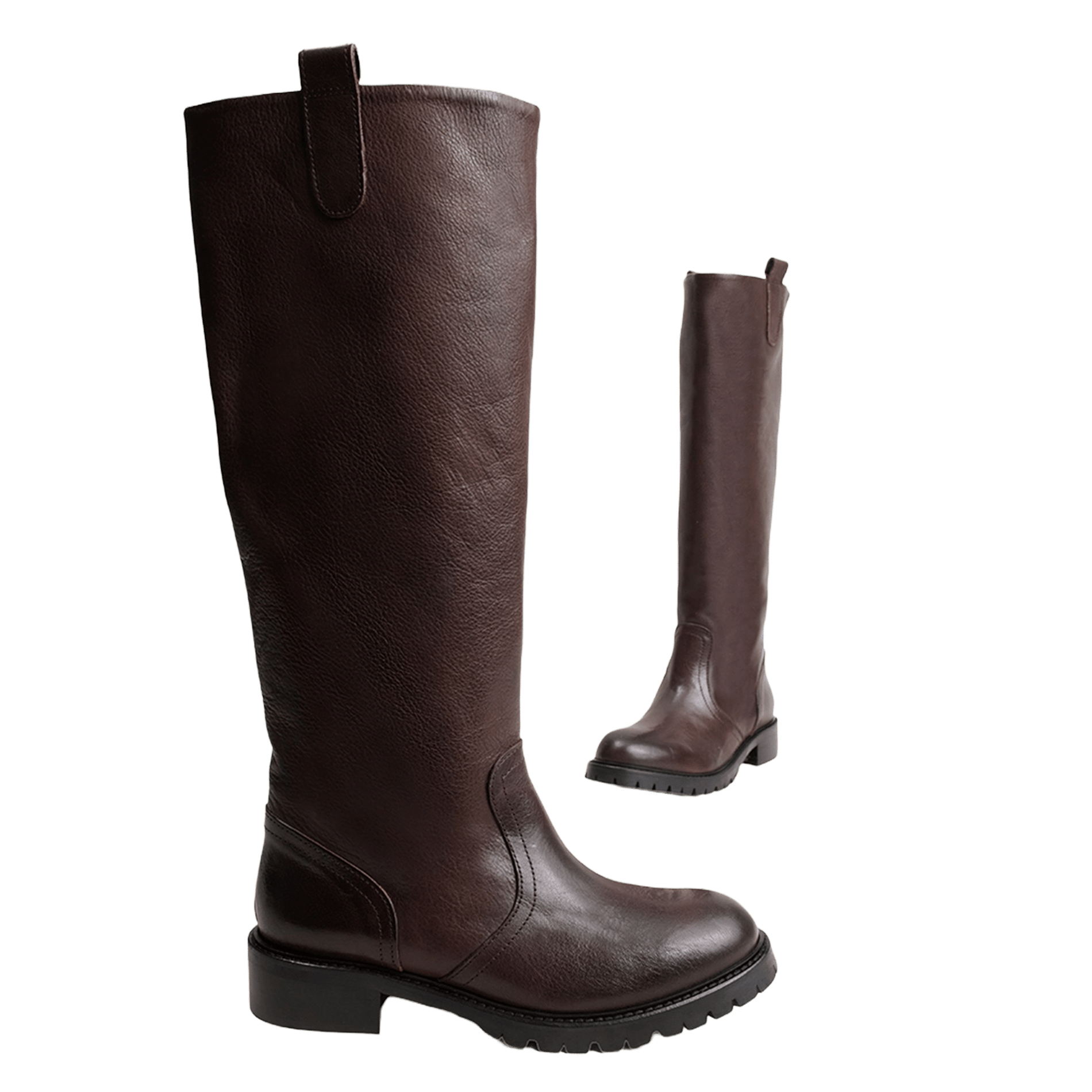 Bottes en cuir JONAK Marron