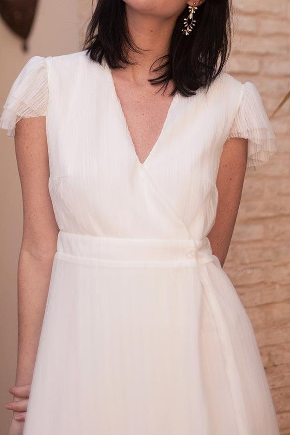 Long dress MAISON LEMOINE - Seconde main White