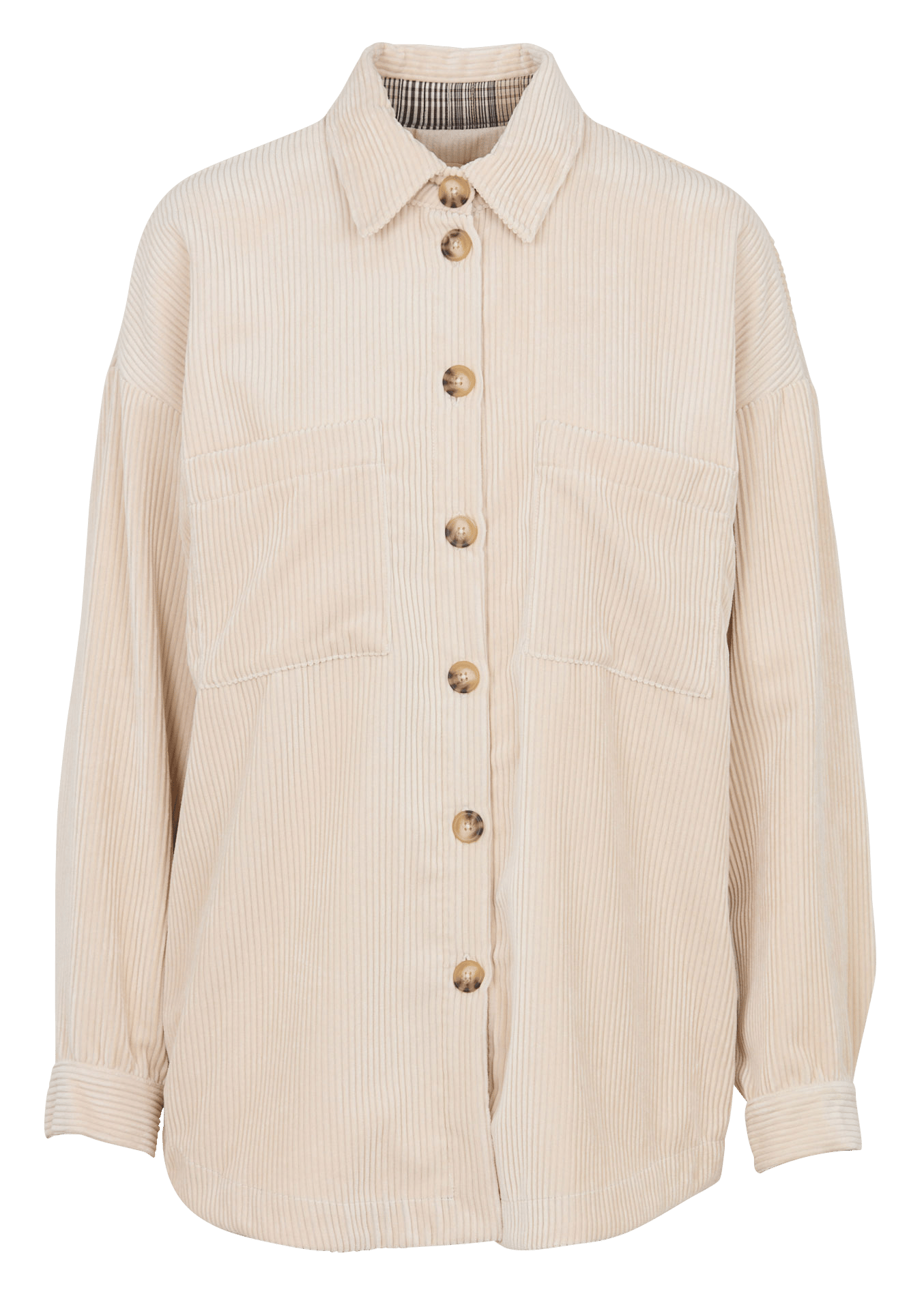 Straight corduroy shirt COTELAC ACOTE Beige