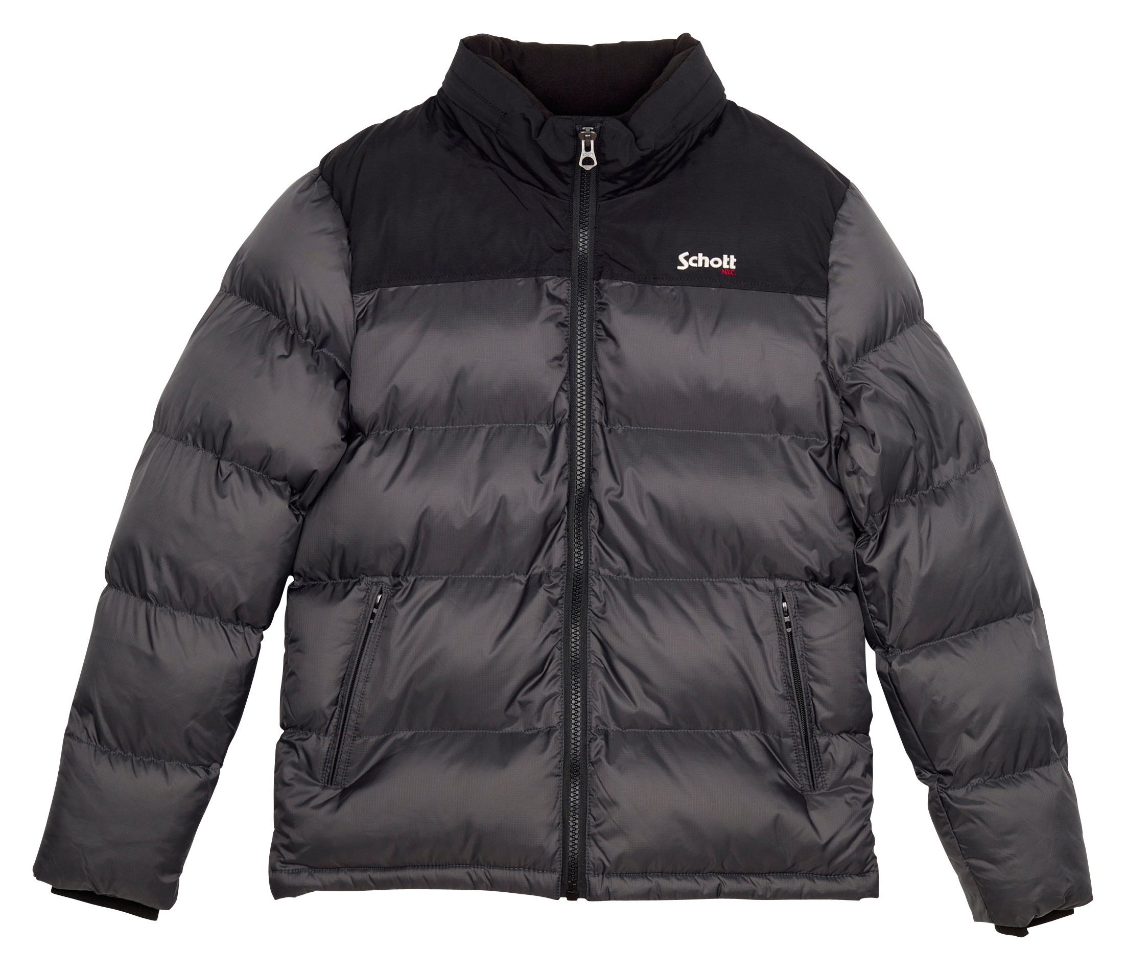 Doudoune col montant SCHOTT Noir